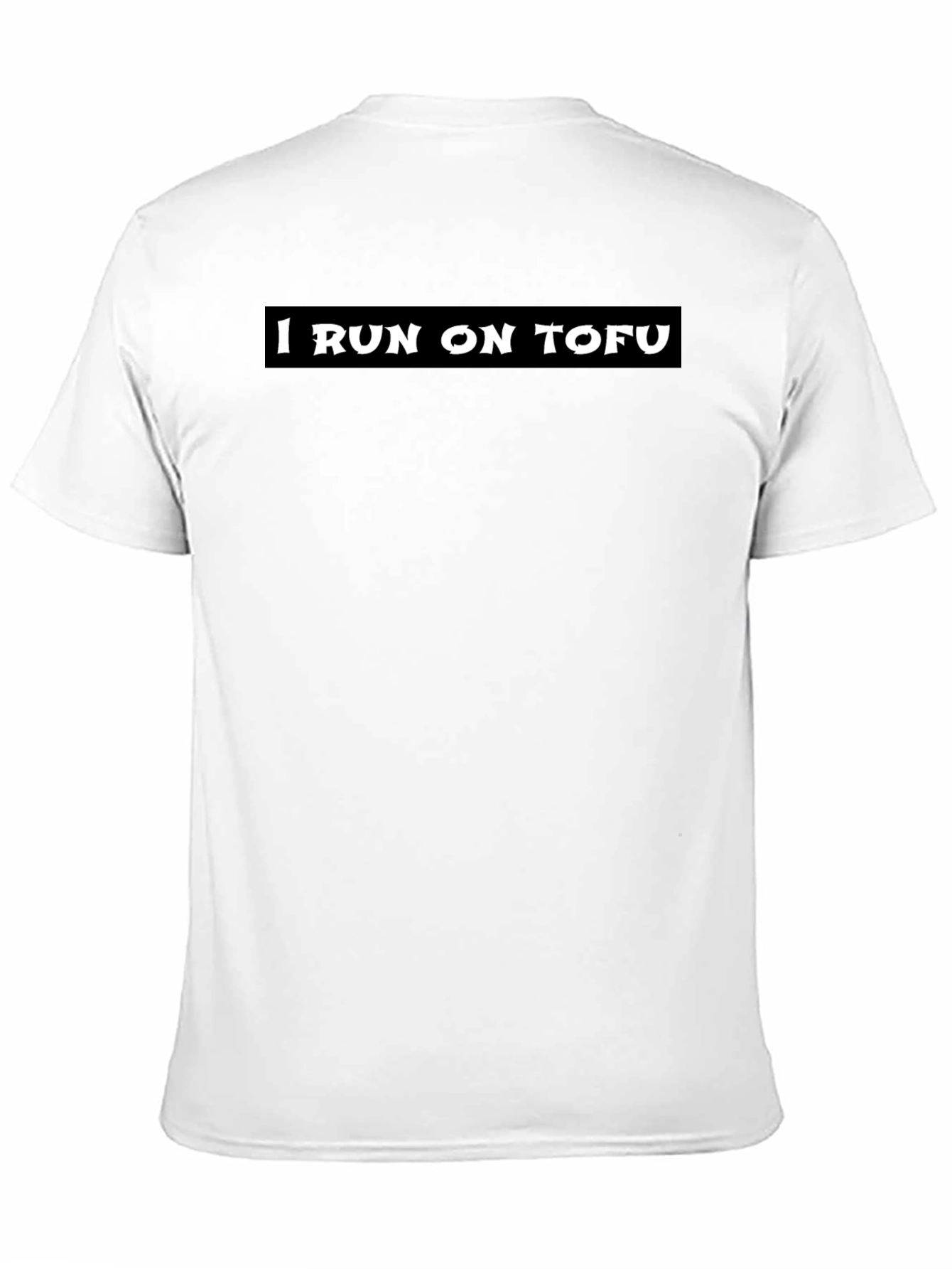 Camiseta Negra: Corro con Tofu