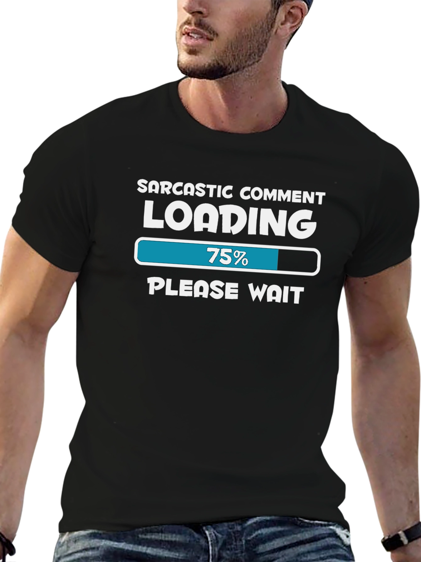 Camiseta Humorística: Comentario Sarcástico Cargando