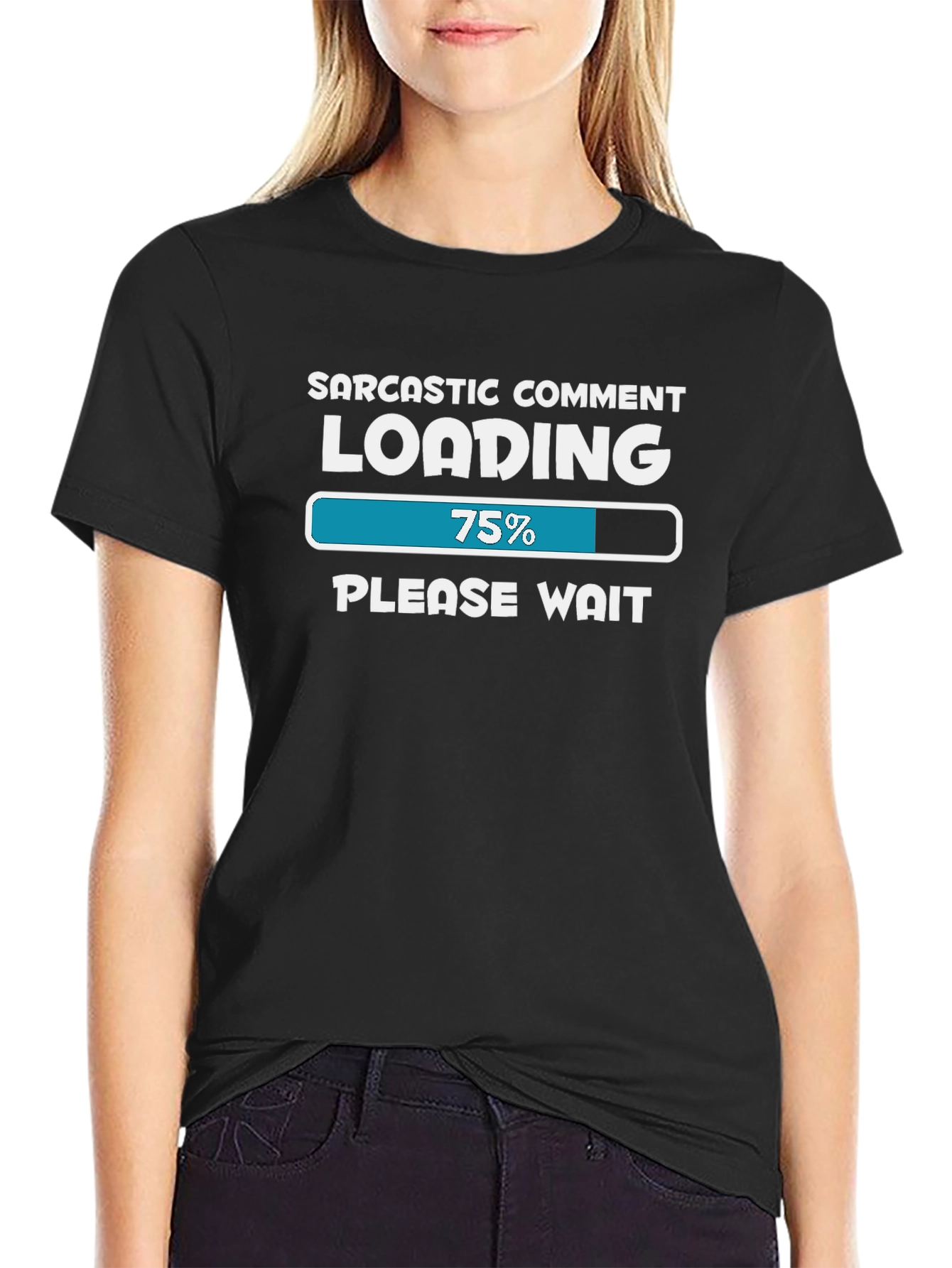 Camiseta Humorística: Comentario Sarcástico Cargando