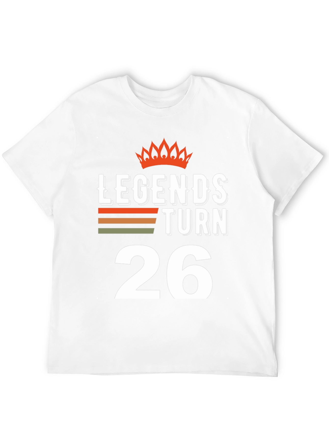 Camiseta Leyendas Cumplen 26 para Cumpleaños