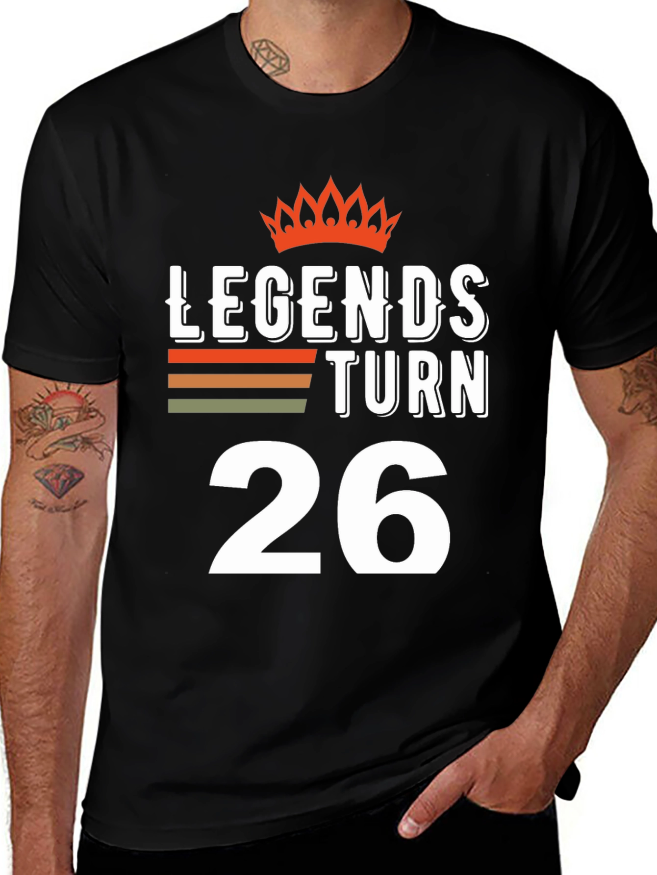 Camiseta Leyendas Cumplen 26 para Cumpleaños
