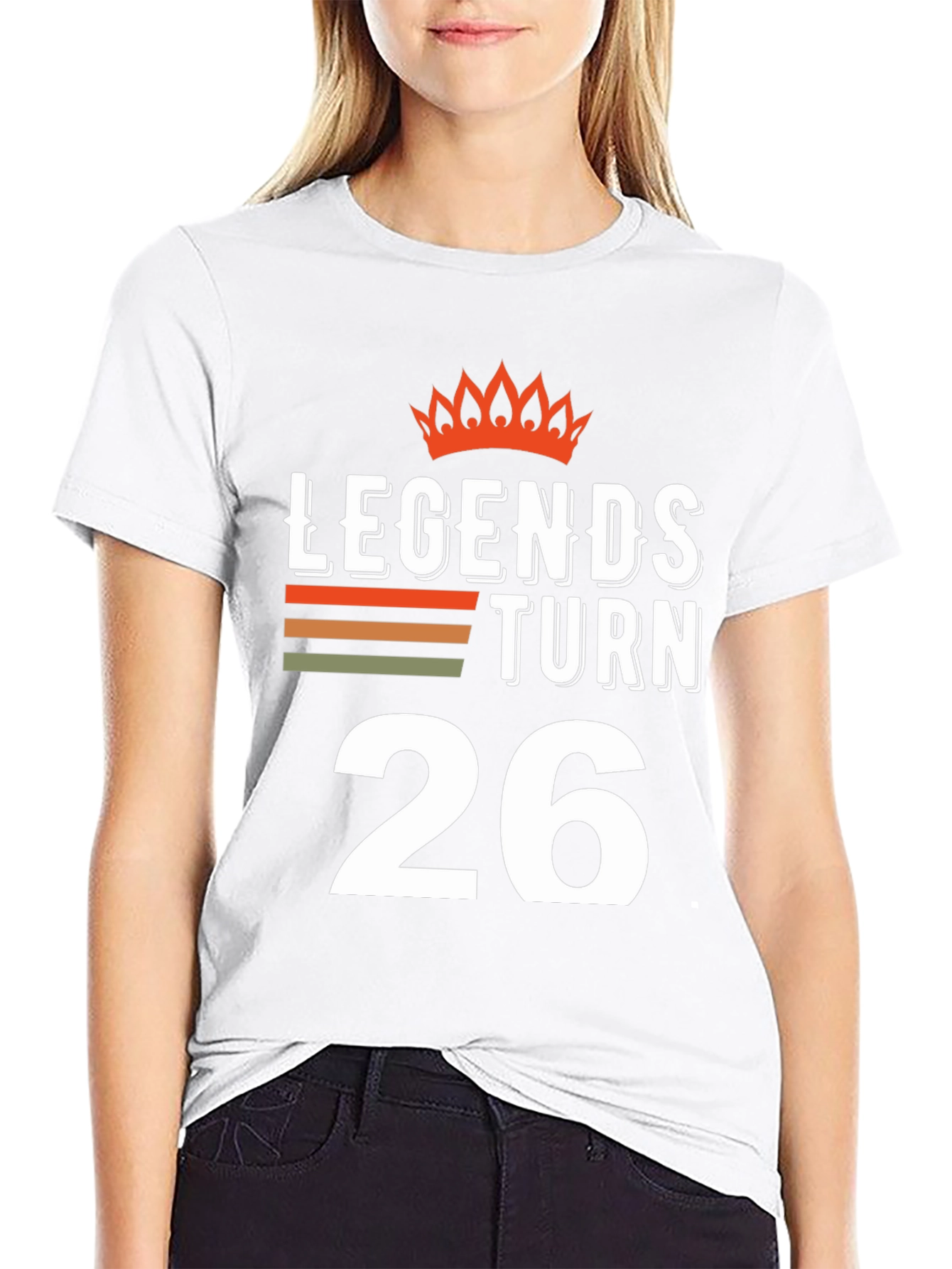 Camiseta Leyendas Cumplen 26 para Cumpleaños