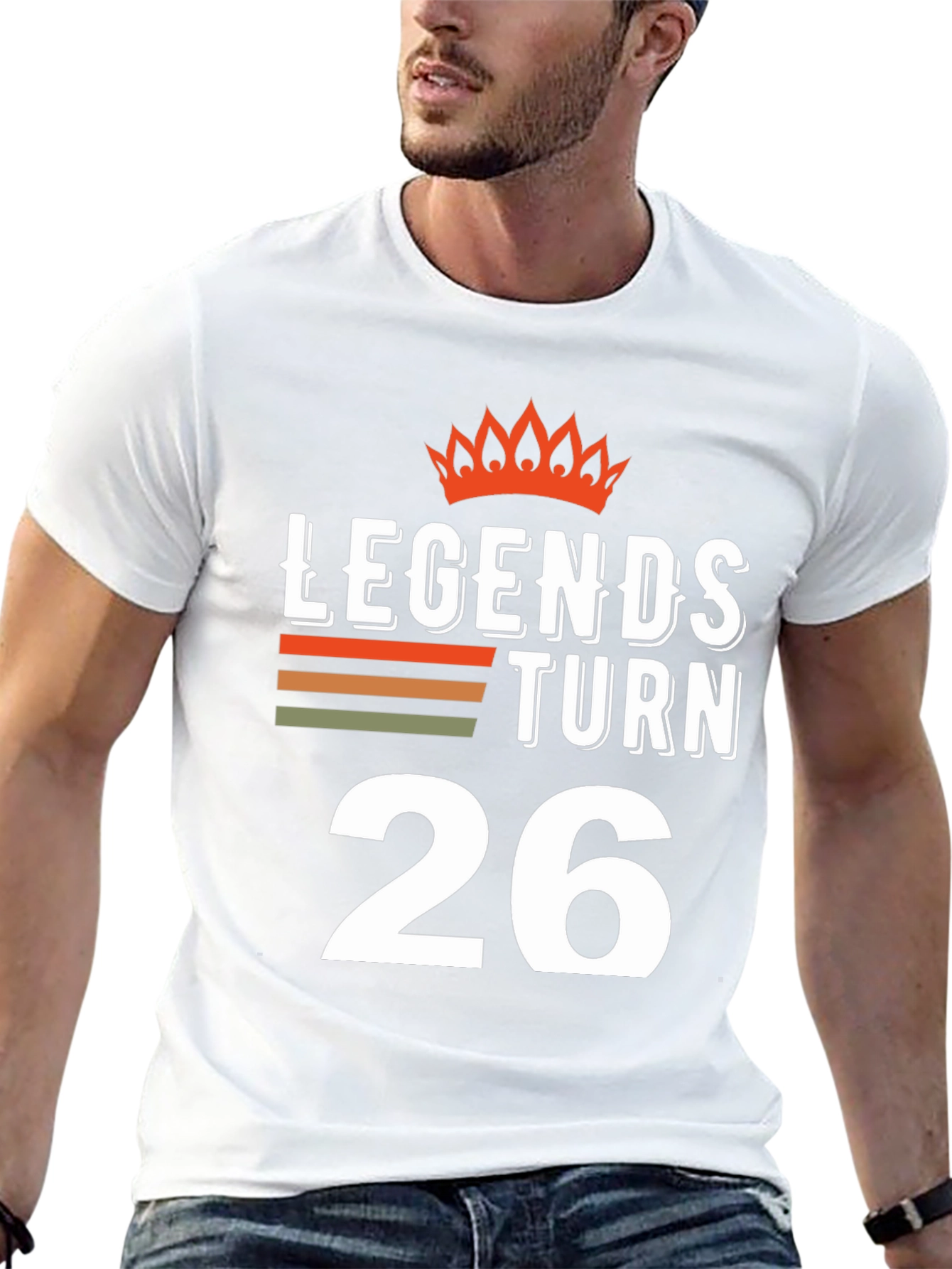Camiseta Leyendas Cumplen 26 para Cumpleaños