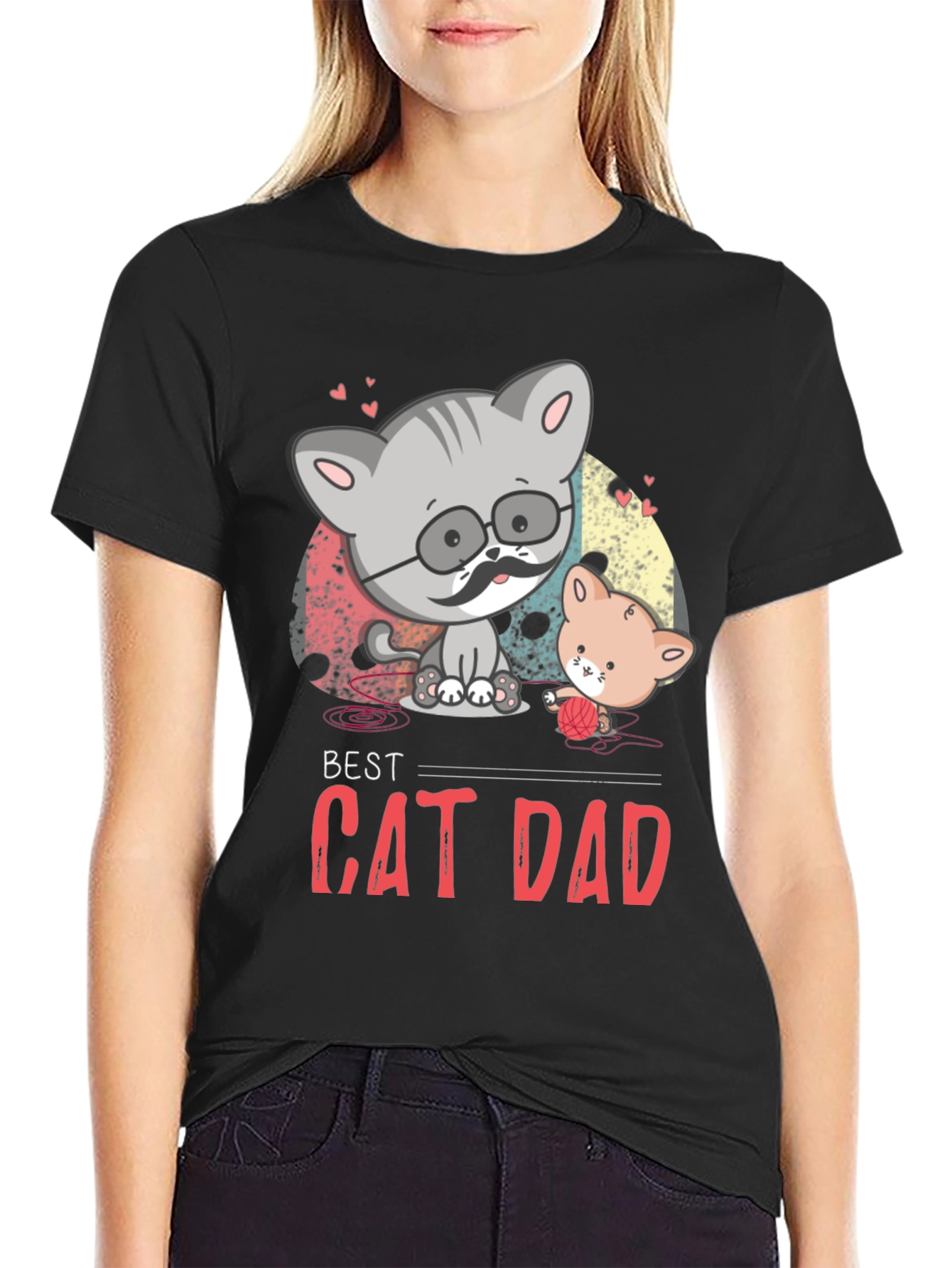 Camiseta Hombre Best Cat Dad
