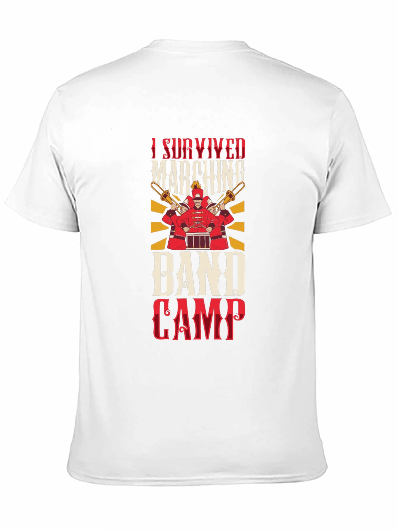 Camiseta Negra Sobreviví al Campamento de Banda