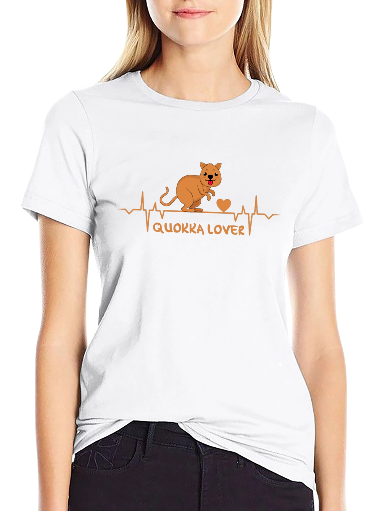 Camiseta Negra Quokka Lover - Diseño Adorable