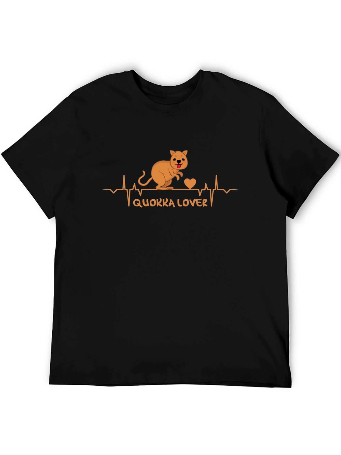 Camiseta Negra Quokka Lover - Diseño Adorable