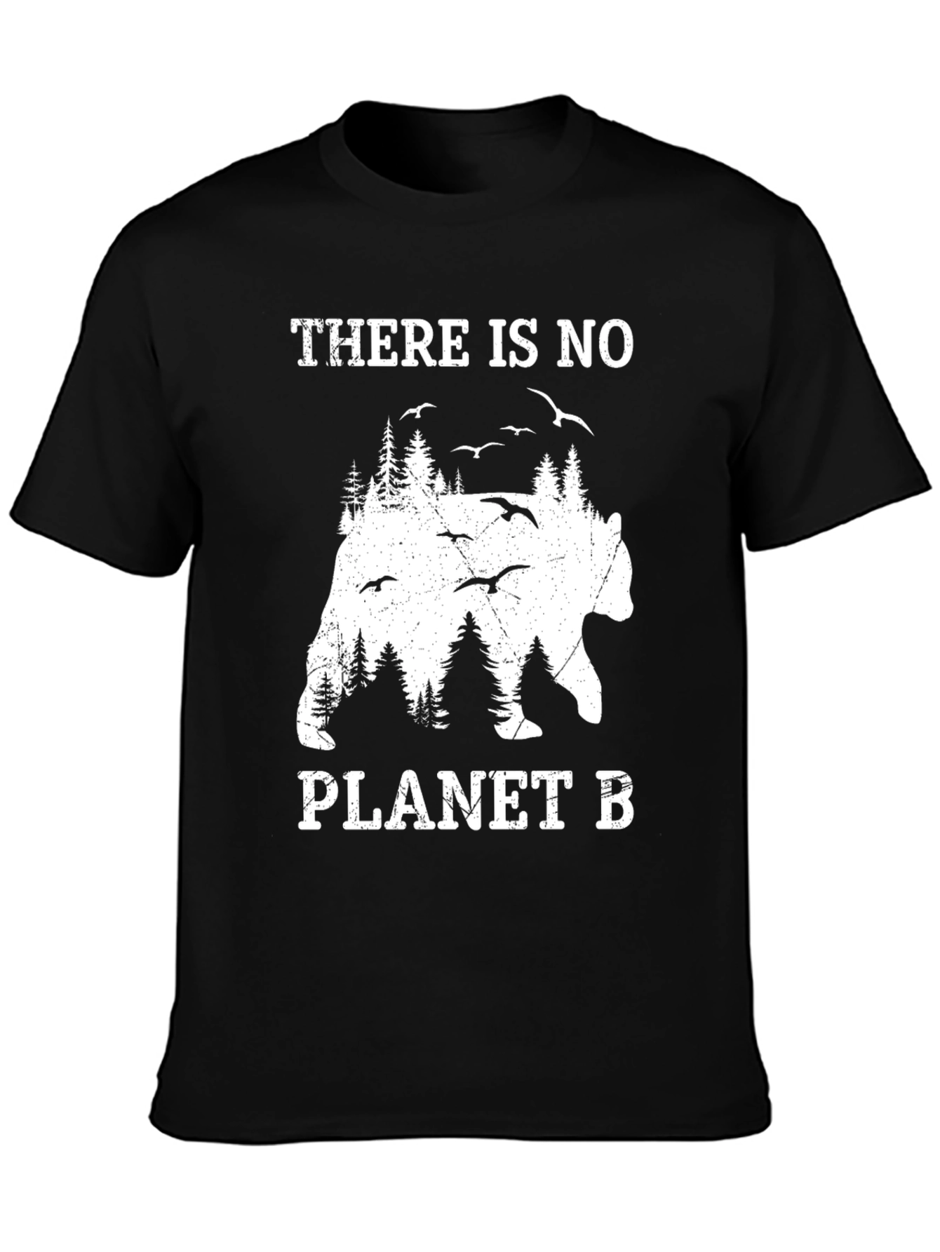 Camiseta Negra No Hay Planeta B