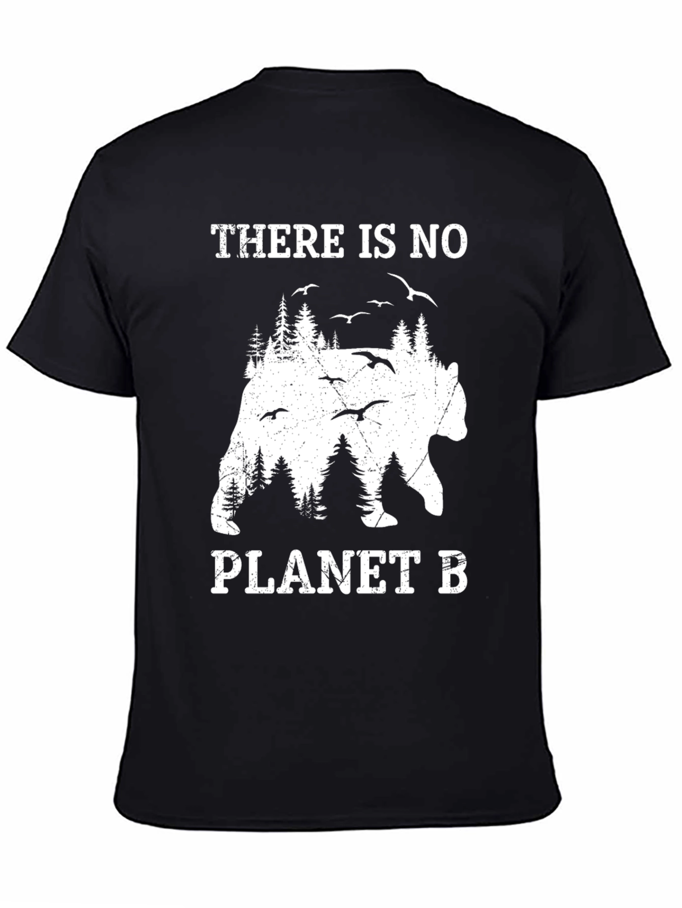 Camiseta Negra No Hay Planeta B