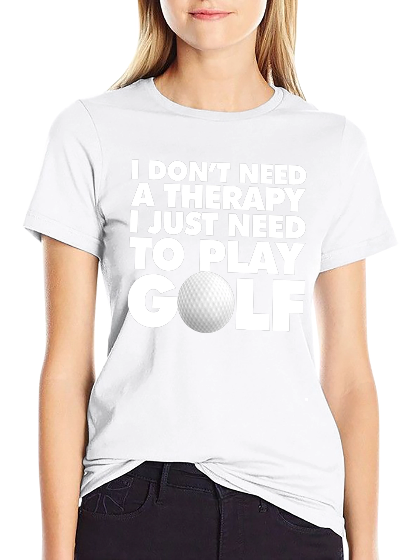 Camiseta Golf es mi Terapia para Hombre