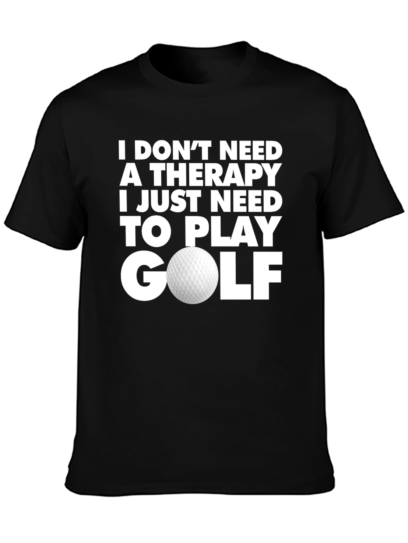 Camiseta Golf es mi Terapia para Hombre