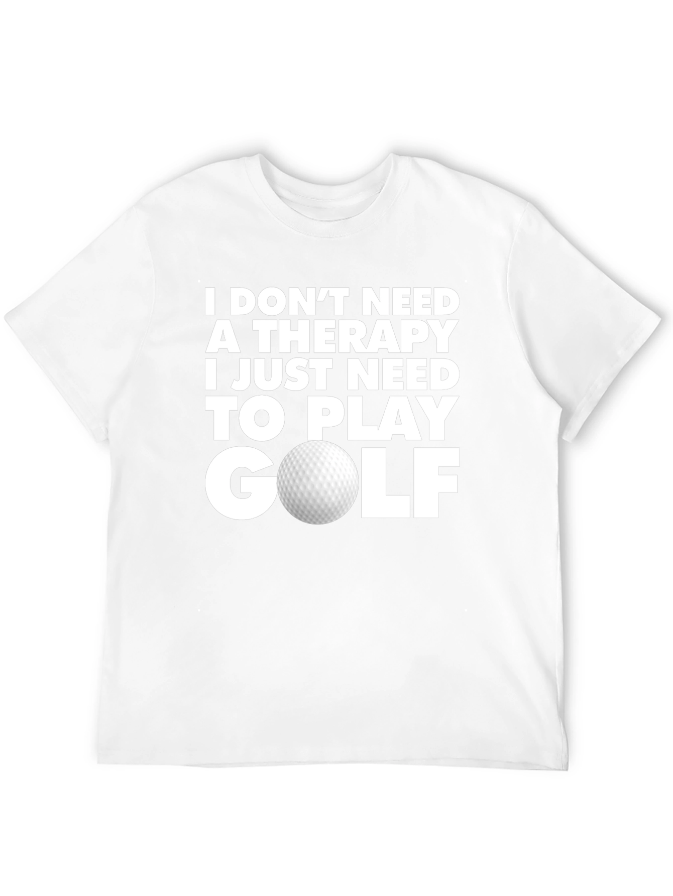 Camiseta Golf es mi Terapia para Hombre