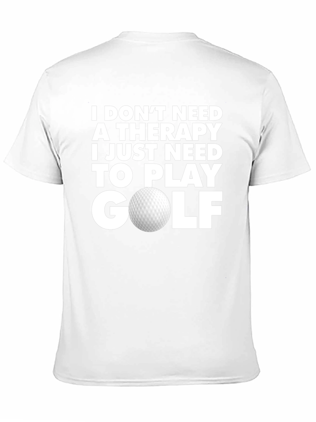 Camiseta Golf es mi Terapia para Hombre