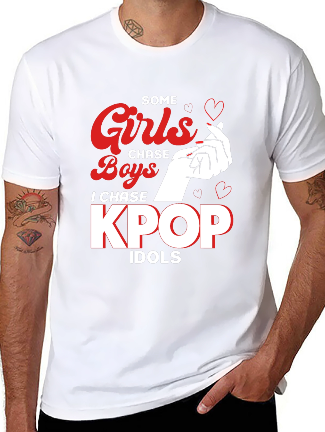 Camiseta Negra KPop Idols