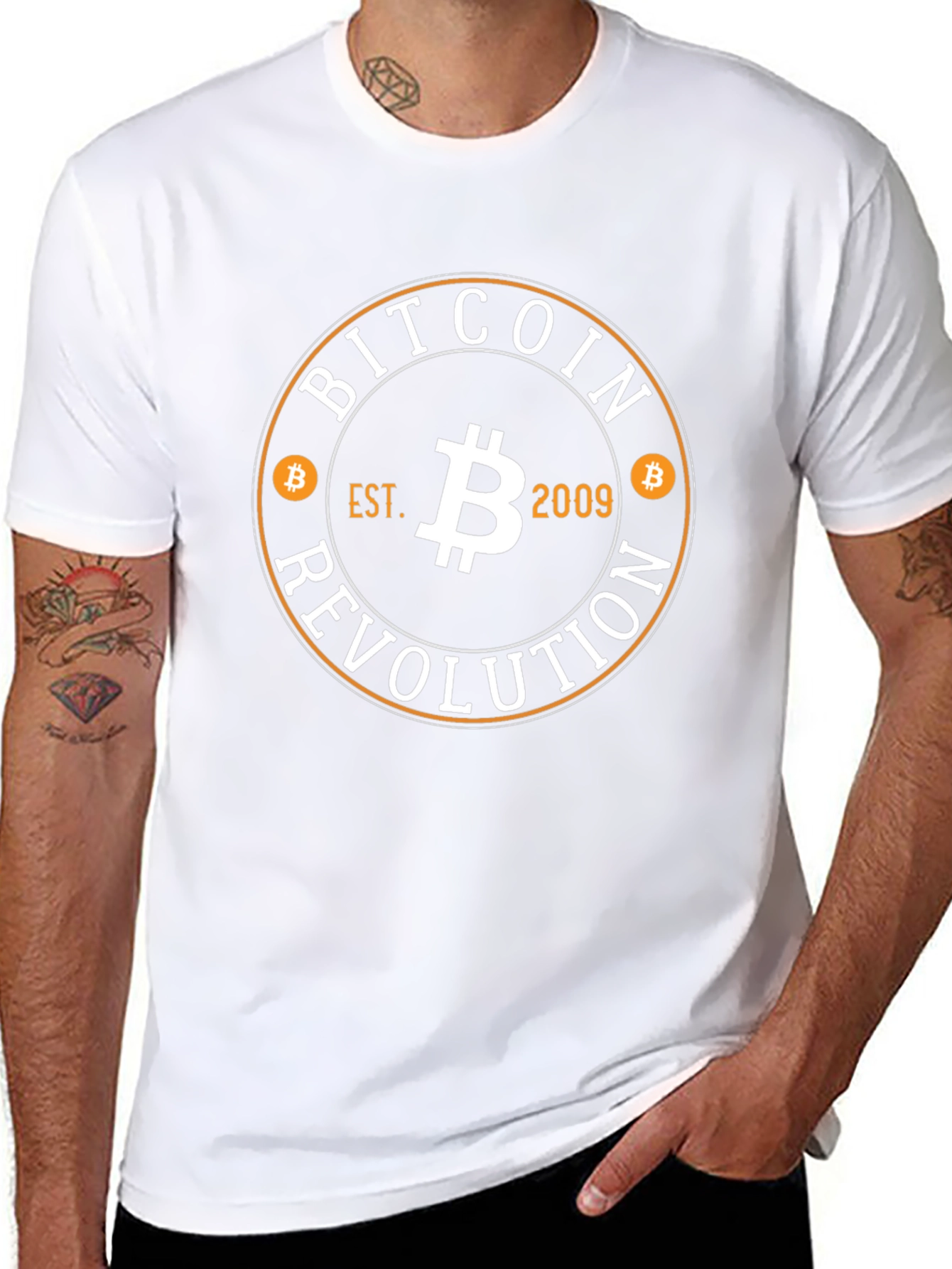 Camiseta Bitcoin Revolution - Crypto Estilo