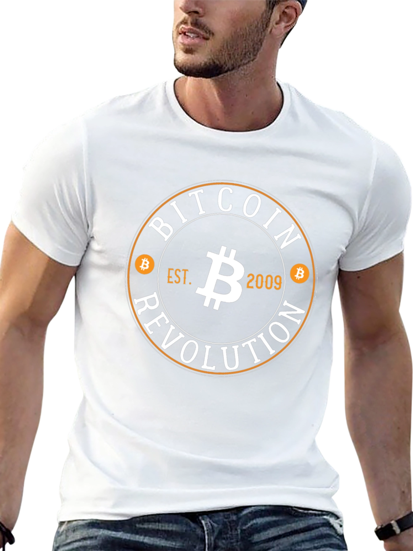 Camiseta Bitcoin Revolution - Crypto Estilo
