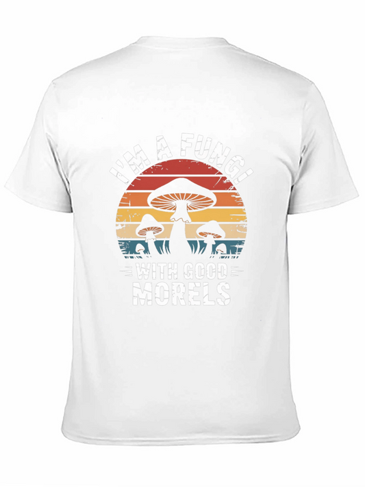 Camiseta Negra Im a Fungi With Good Morels
