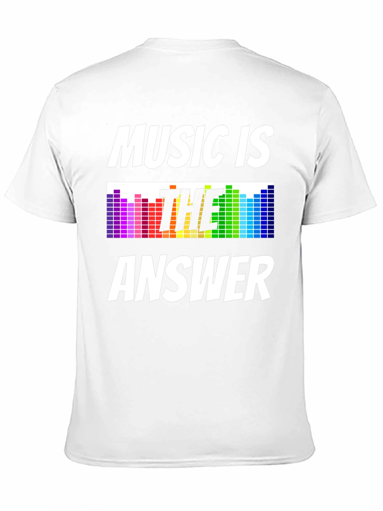Camiseta Negra Music is the Answer