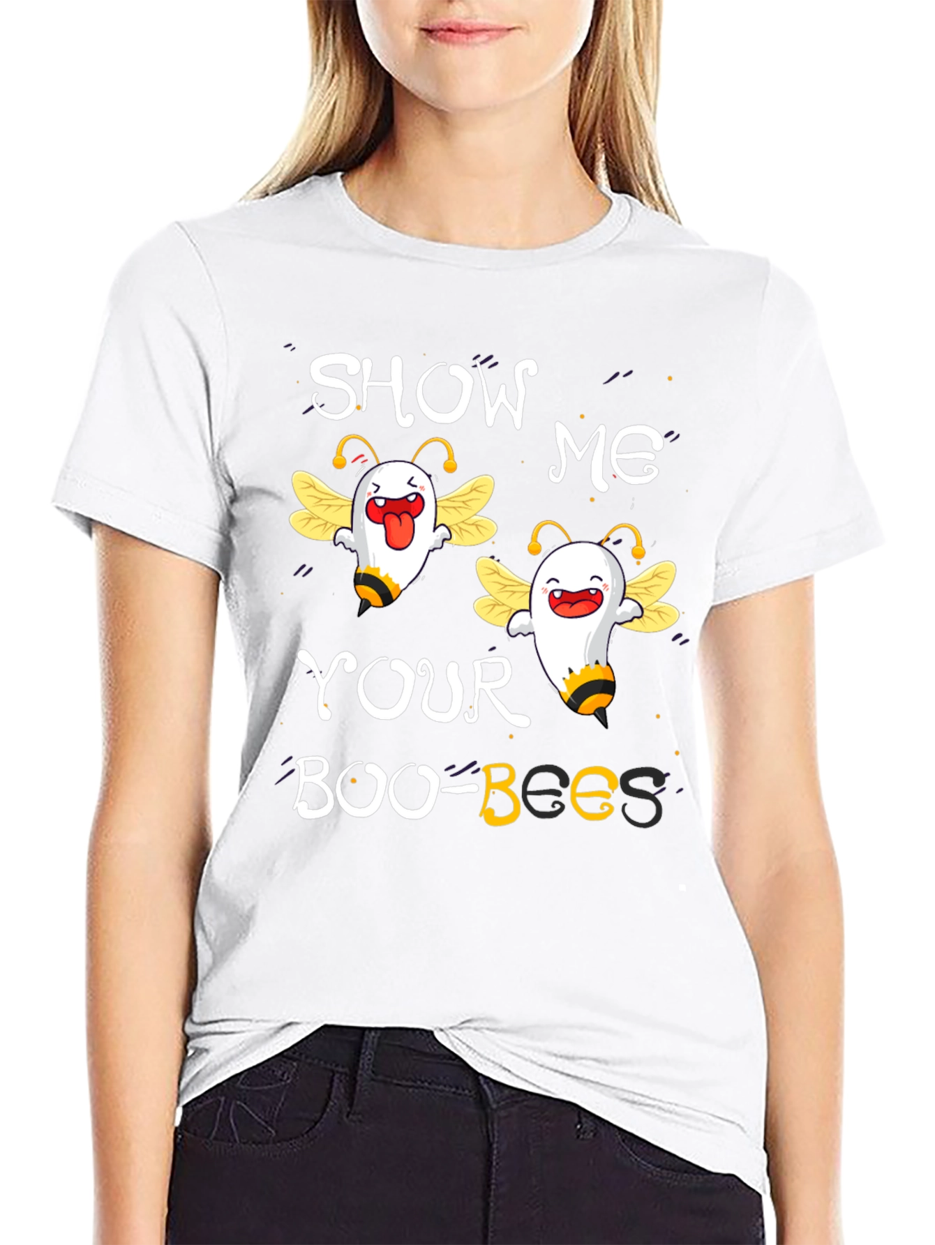 Camiseta Show Me Your Boo-Bees Halloween