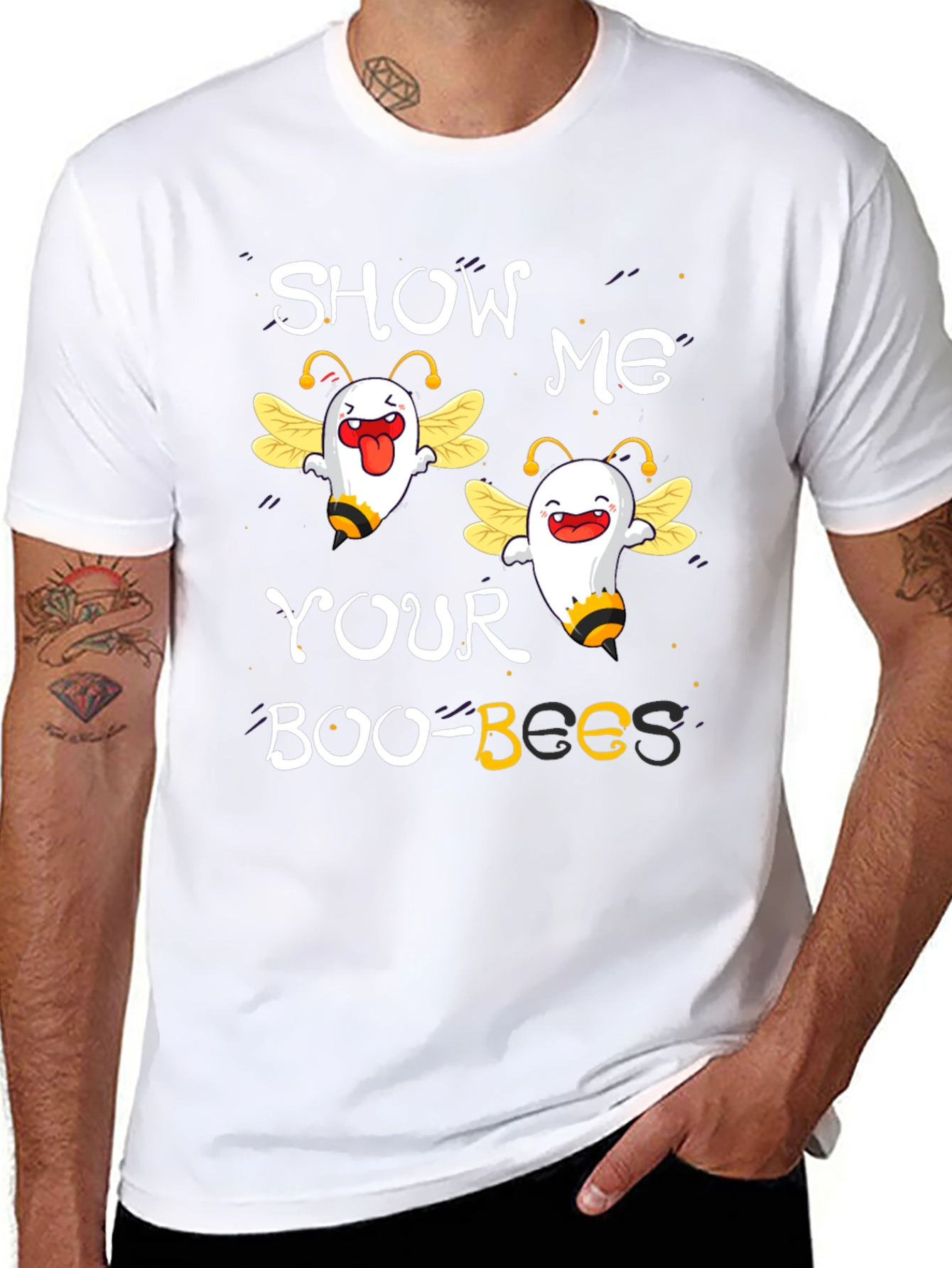 Camiseta Show Me Your Boo-Bees Halloween