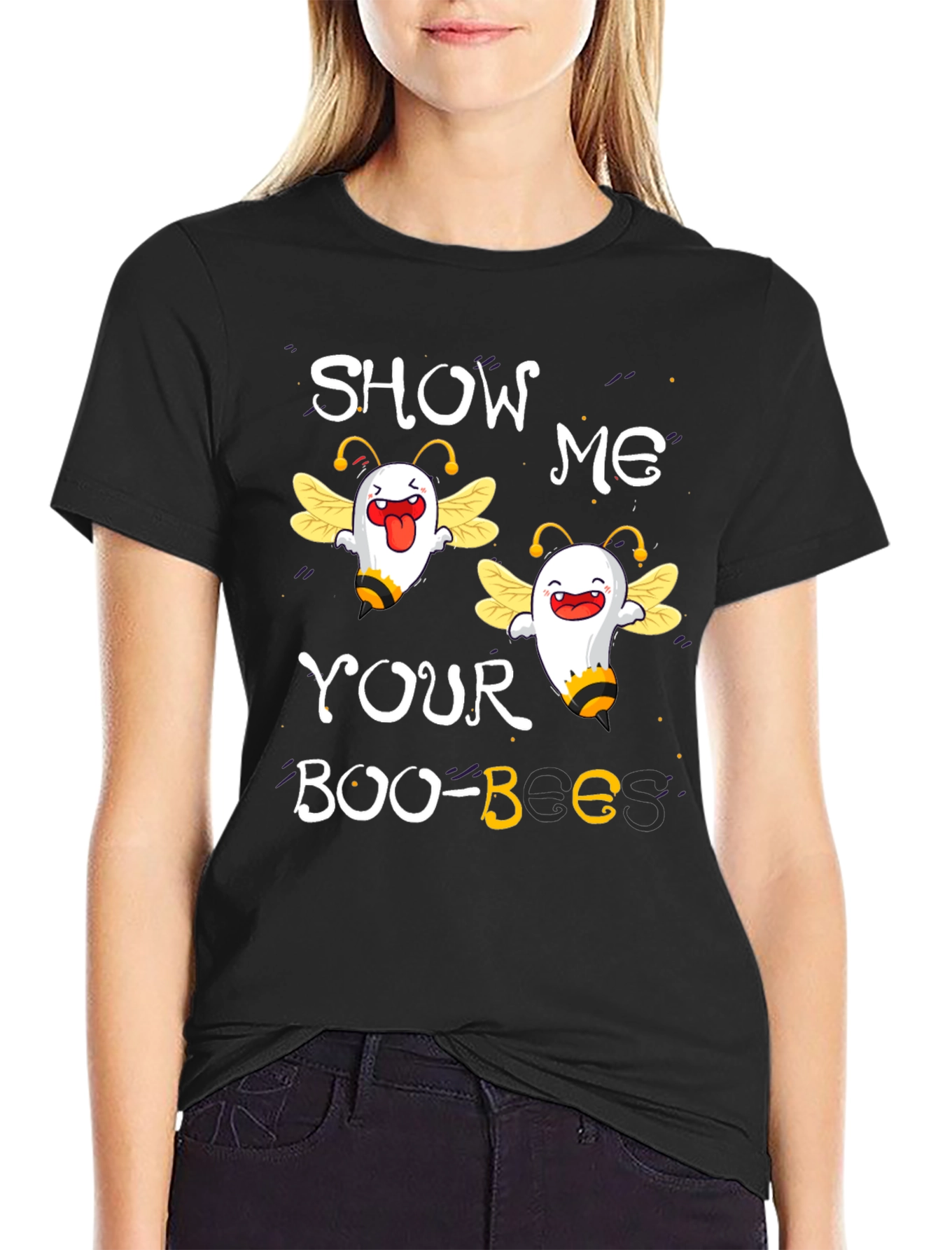 Camiseta Show Me Your Boo-Bees Halloween