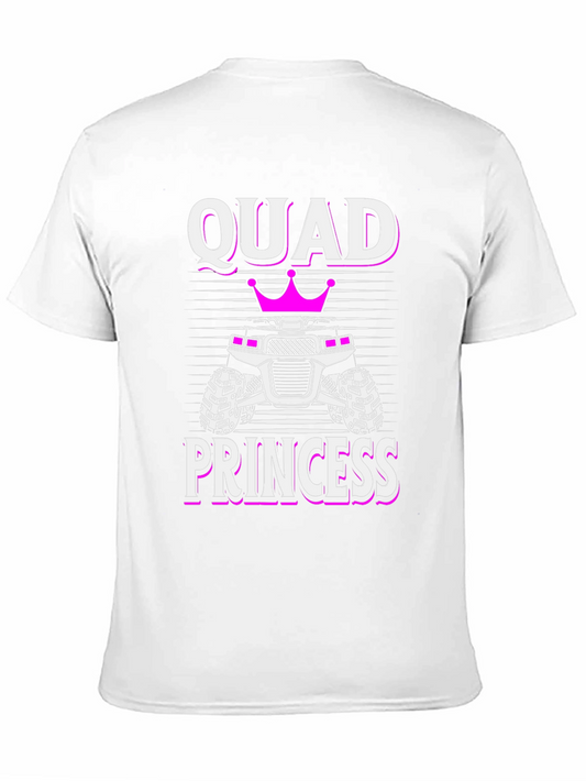 Camiseta Negra Quad Princess para Amantes de ATV