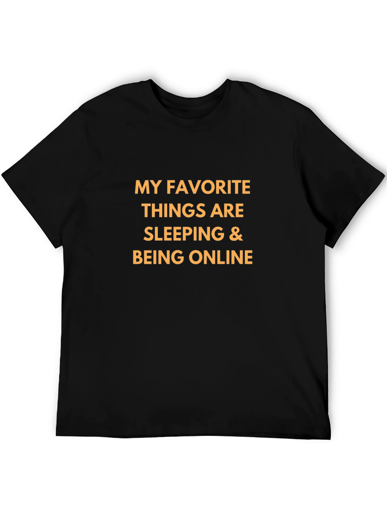Camiseta Negra con Mensaje Divertido