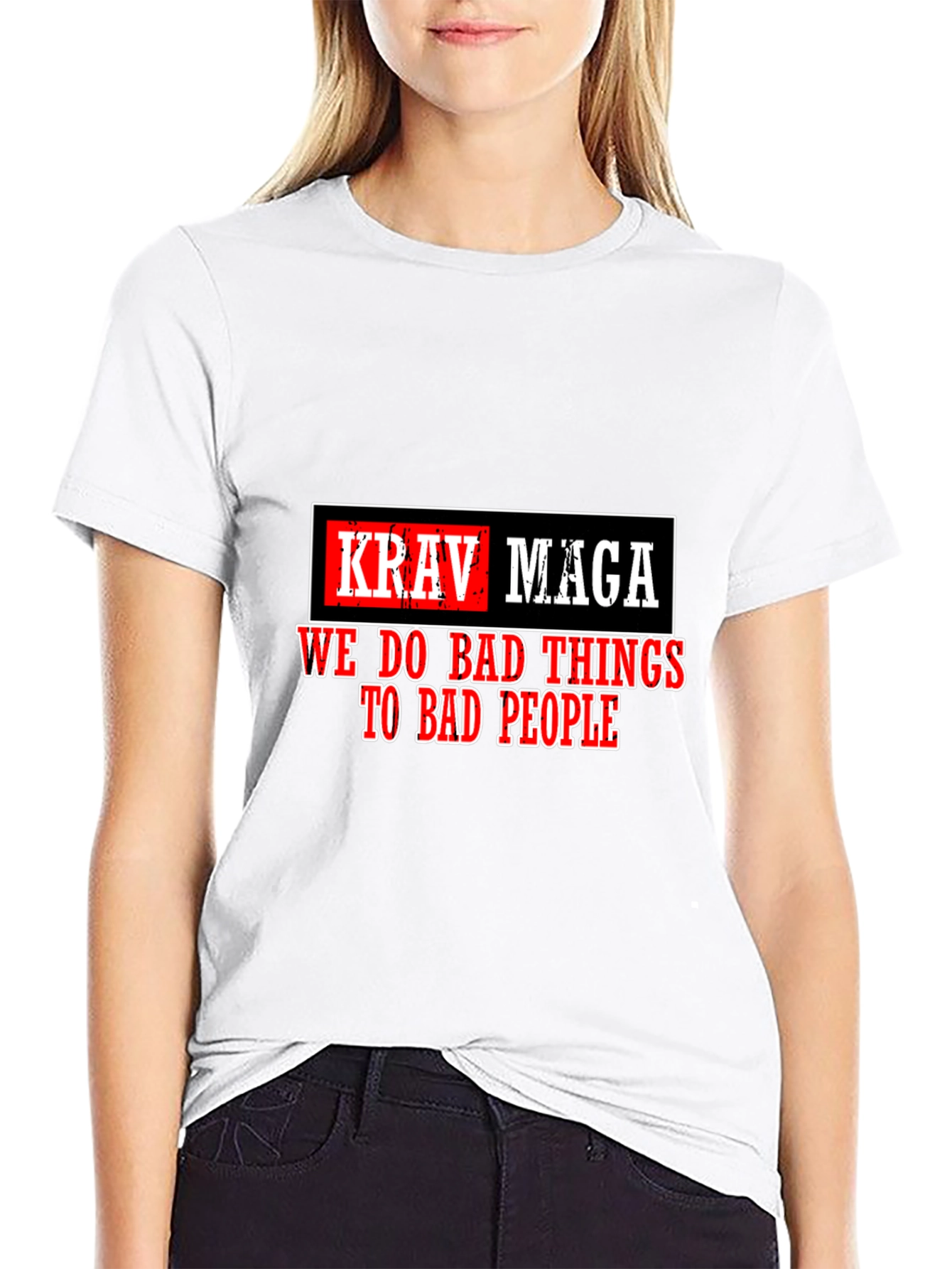 Camiseta Krav Maga - Hacemos Cosas Malas