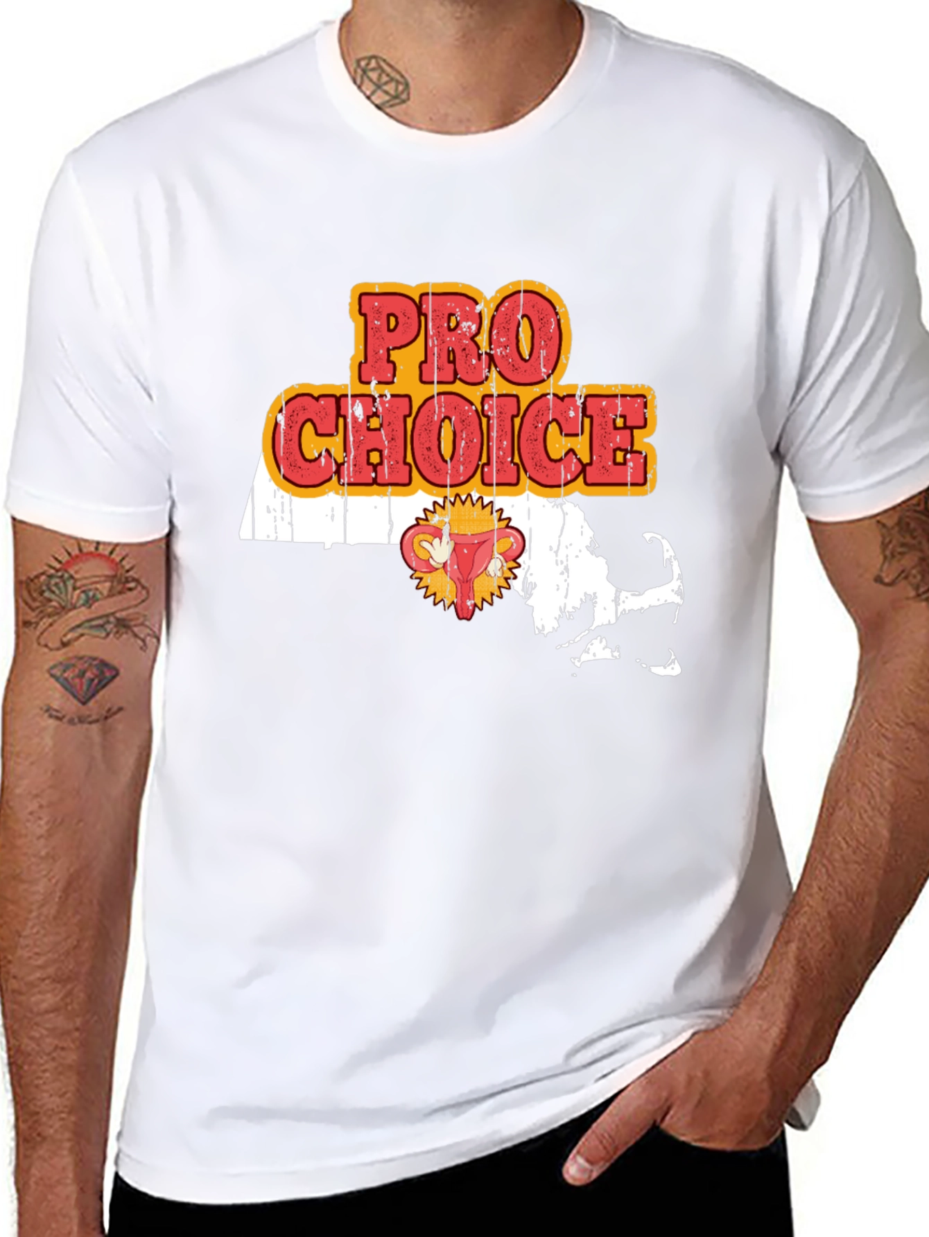 Camiseta Pro Choice Massachusetts