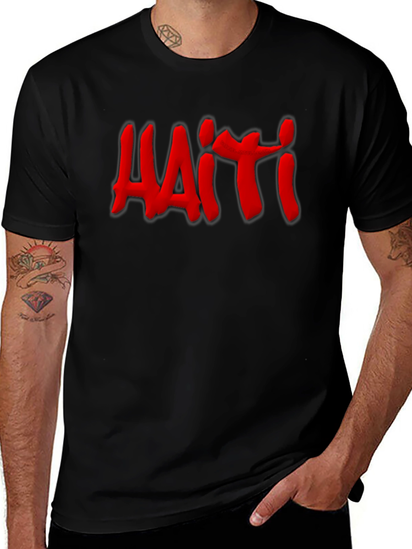 Camiseta Haiti para Hombre