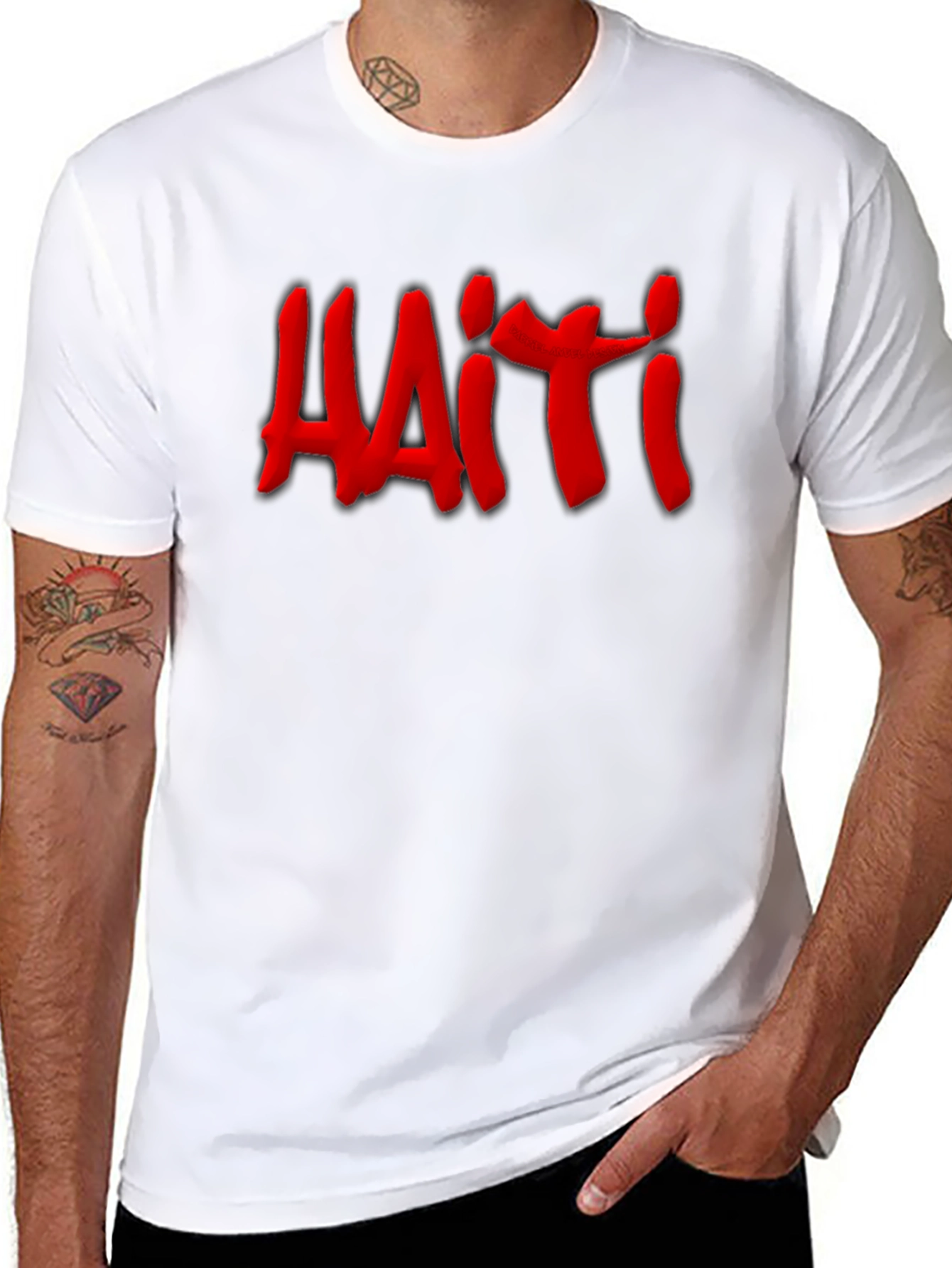 Camiseta Haiti para Hombre