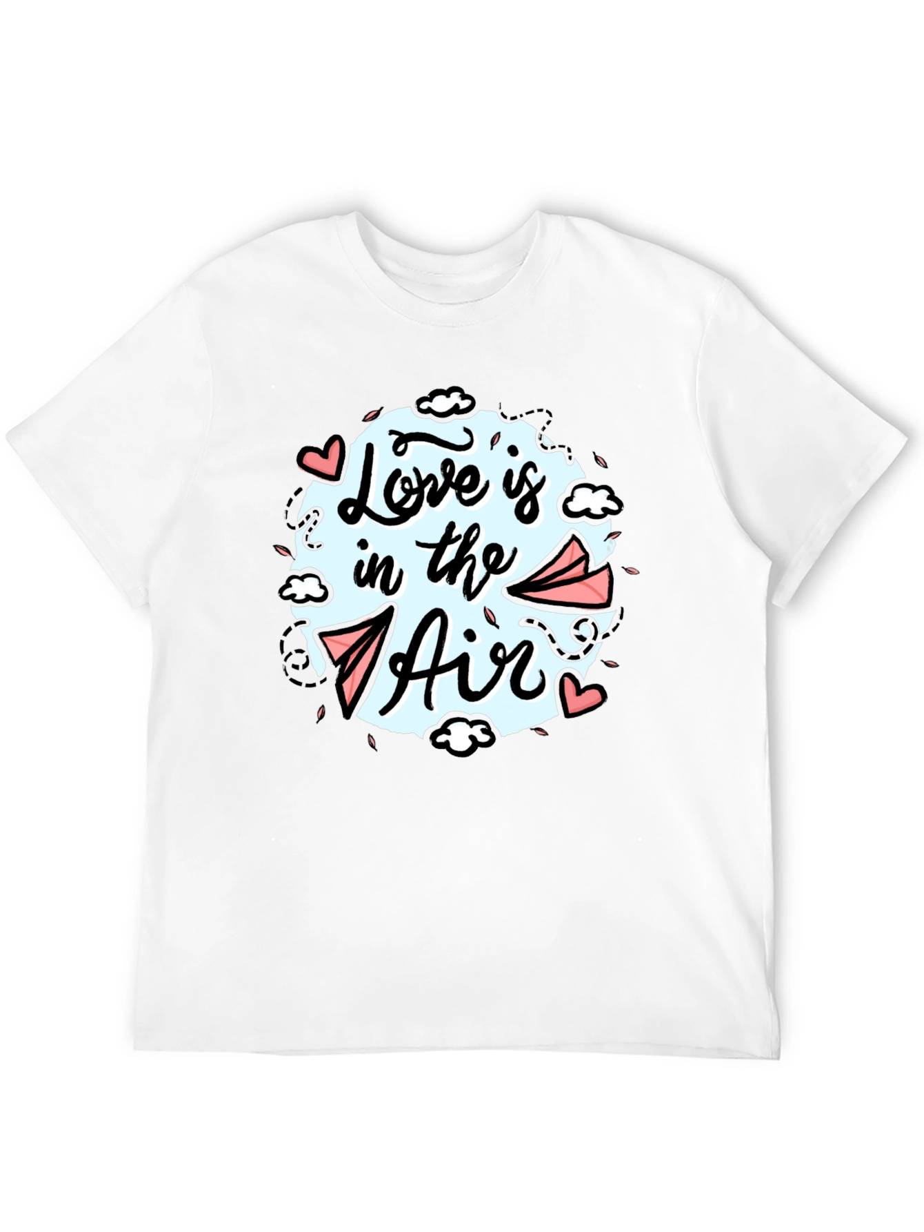 Camiseta Negra Love is in the Air