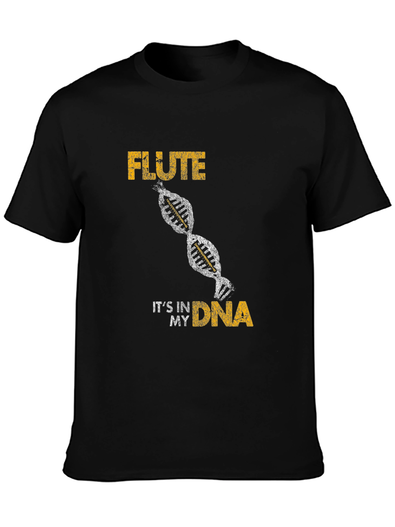 Camiseta Negra Flute in my DNA