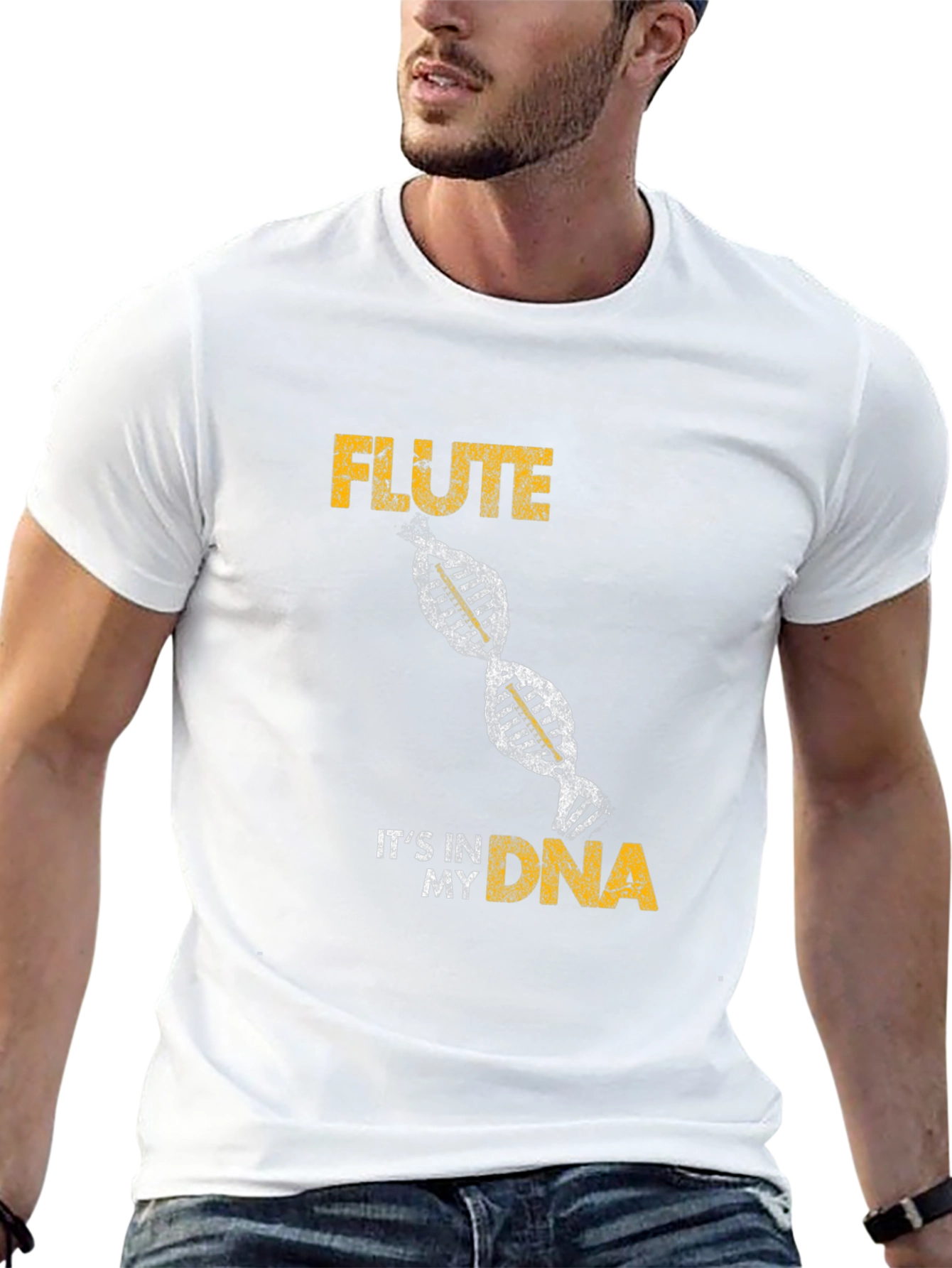 Camiseta Negra Flute in my DNA