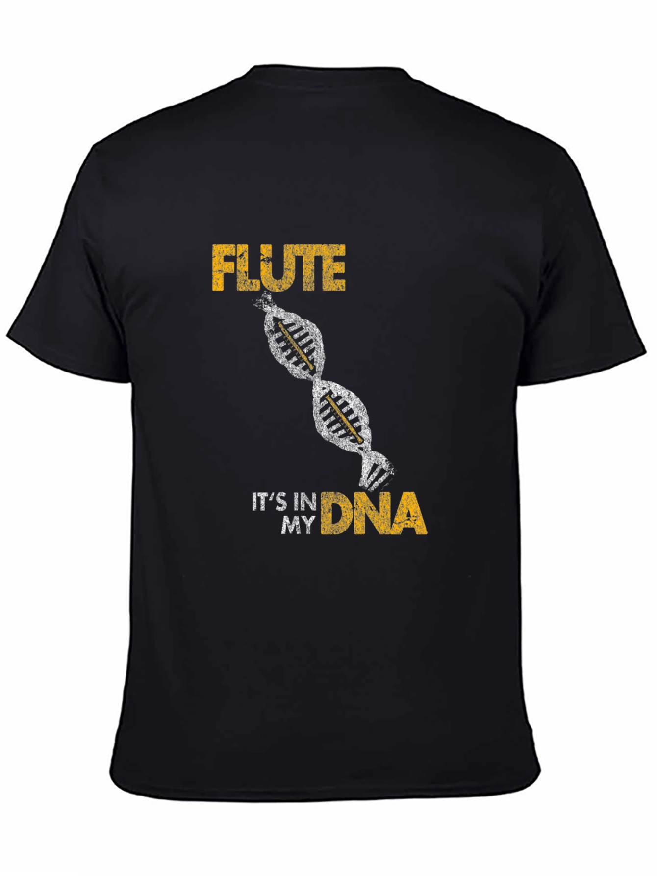Camiseta Negra Flute in my DNA