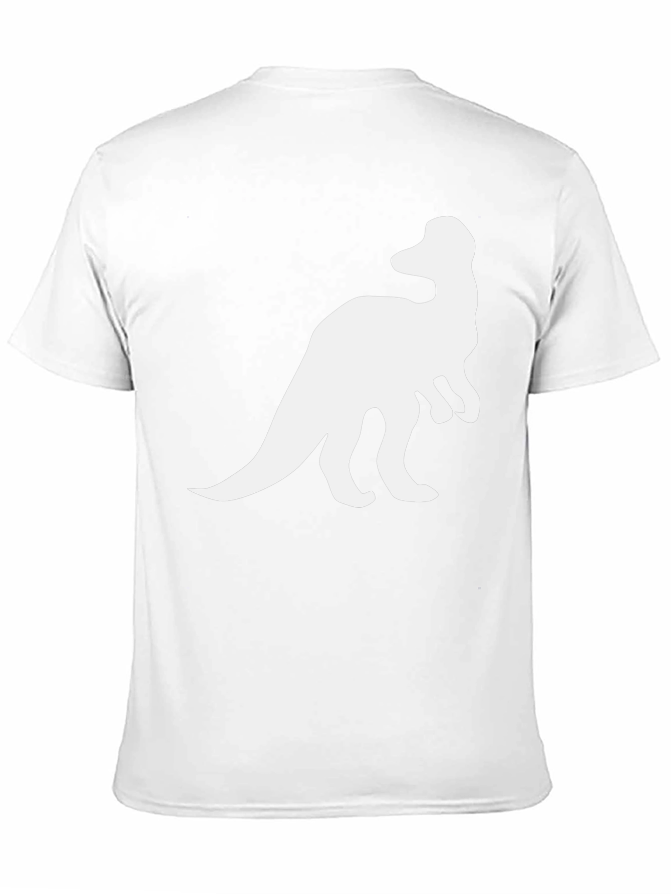 Camiseta Hombre Negra Estampado Dinosaurio