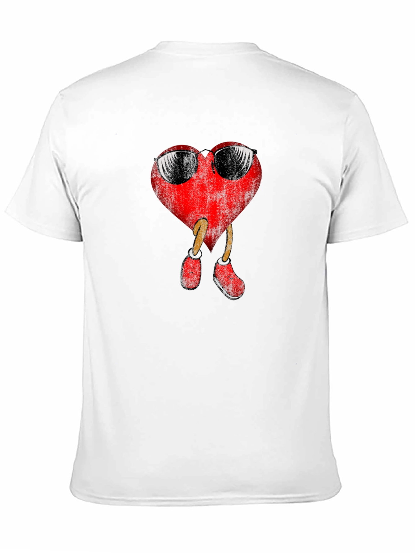 Camiseta Negra con Corazón Cool