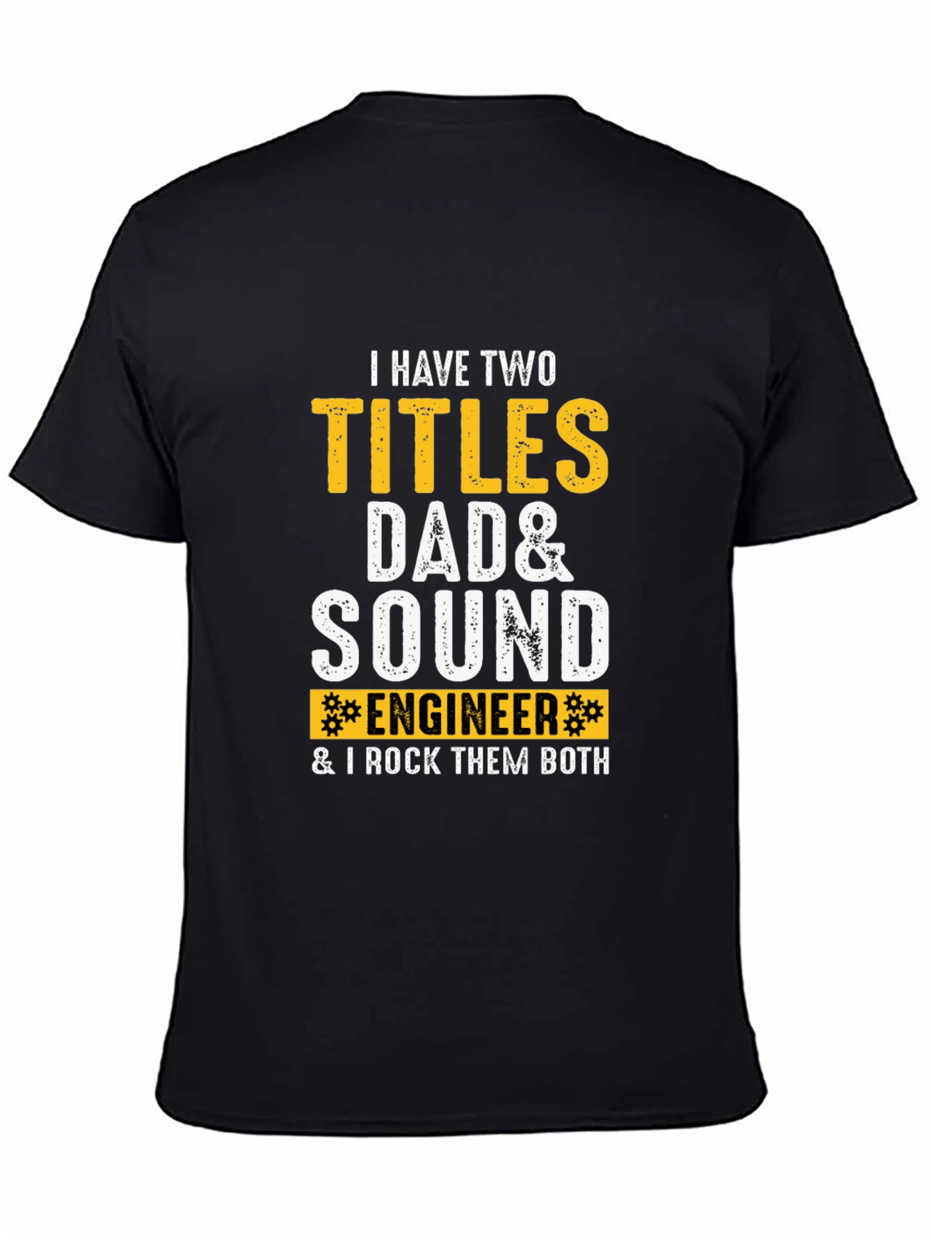 Camiseta para Papá Ingeniero de Sonido: ¡Rockea tus Títulos!
