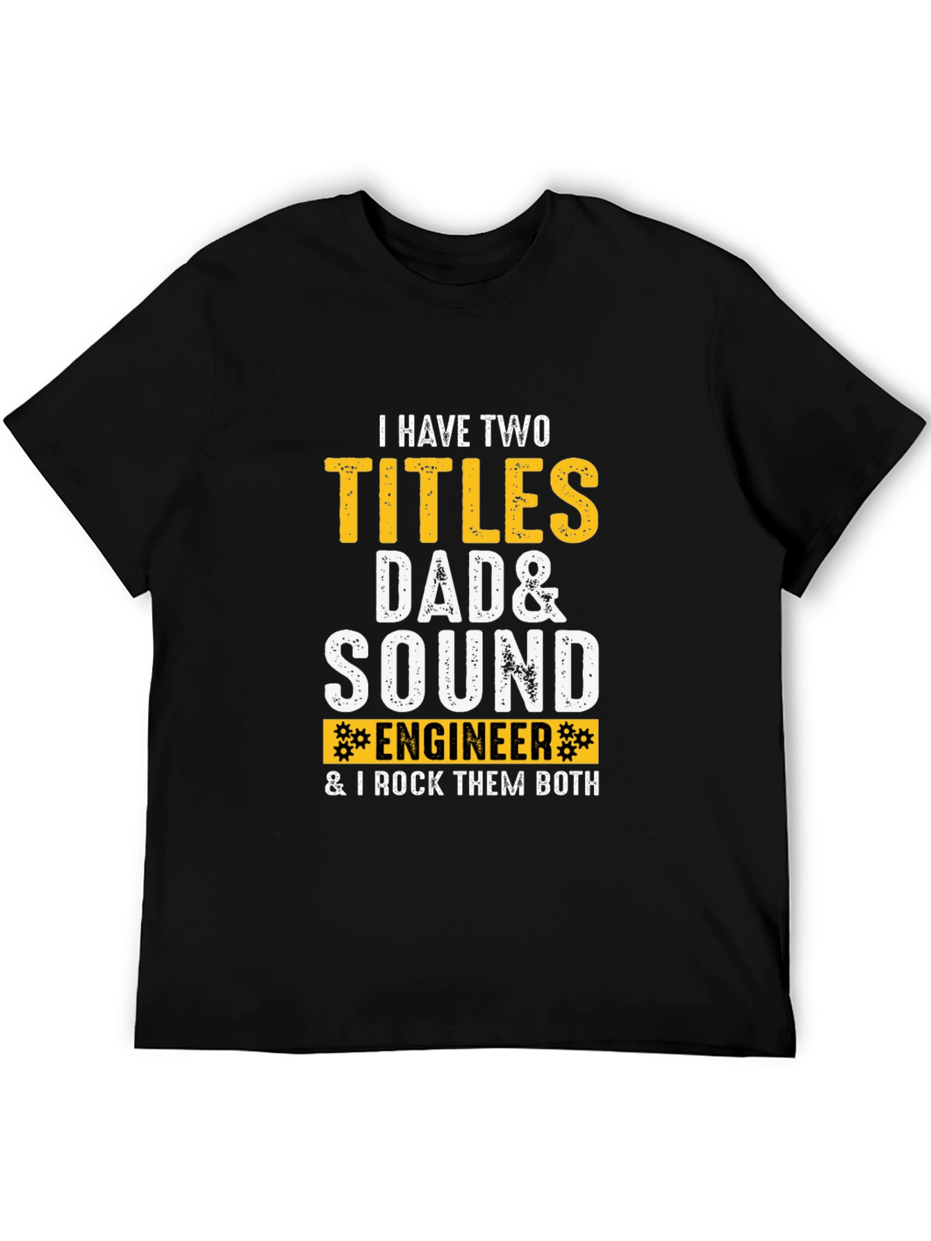 Camiseta para Papá Ingeniero de Sonido: ¡Rockea tus Títulos!
