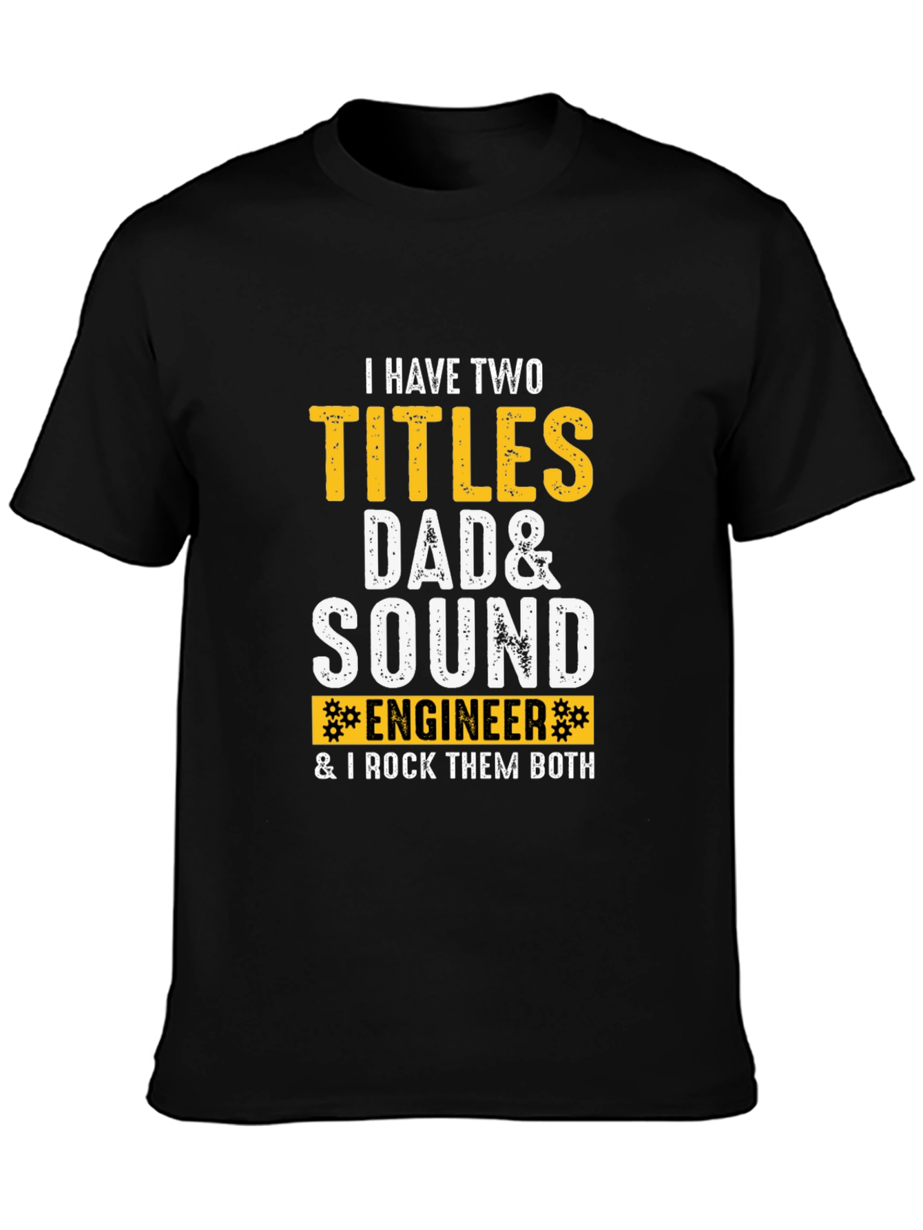 Camiseta para Papá Ingeniero de Sonido: ¡Rockea tus Títulos!