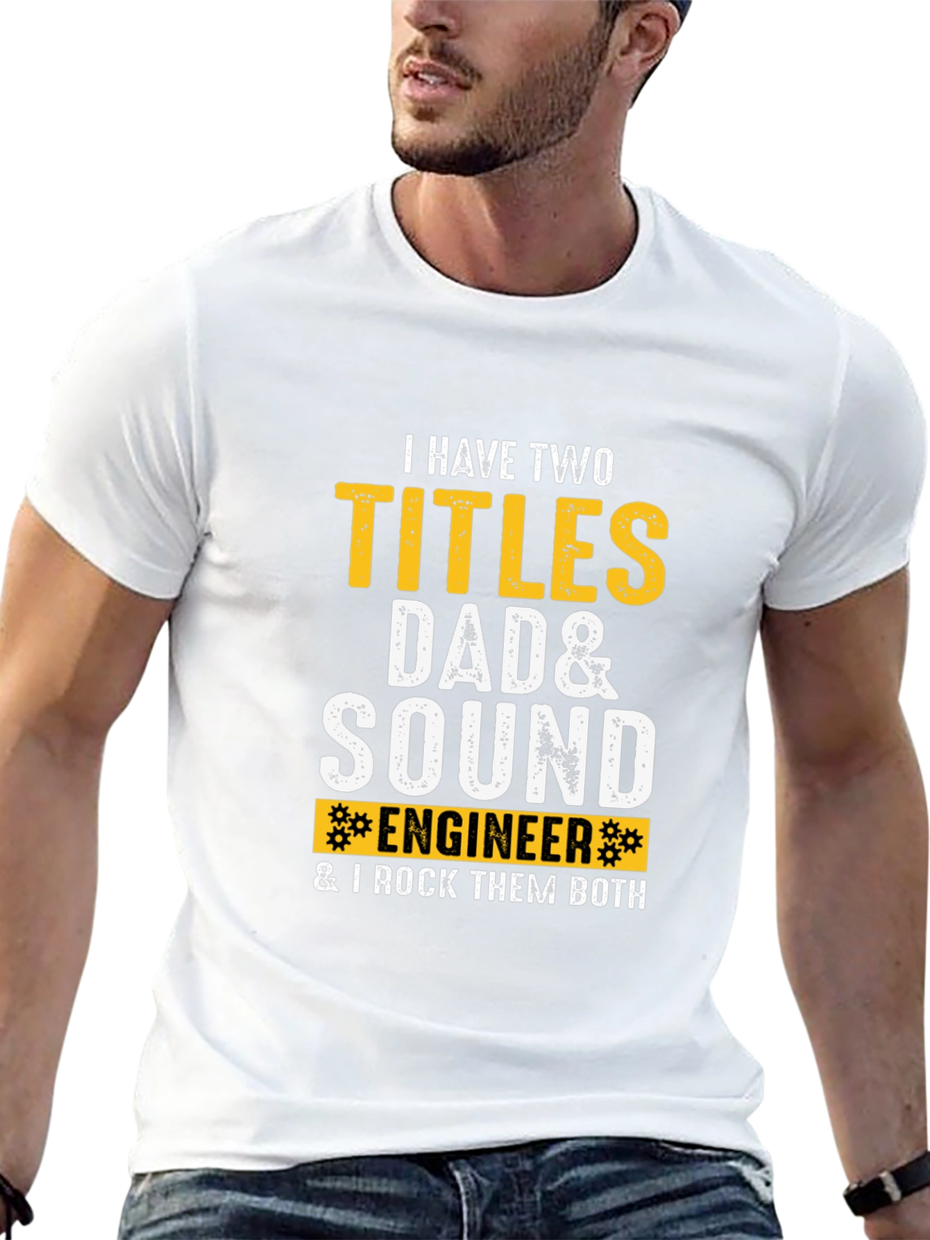 Camiseta para Papá Ingeniero de Sonido: ¡Rockea tus Títulos!