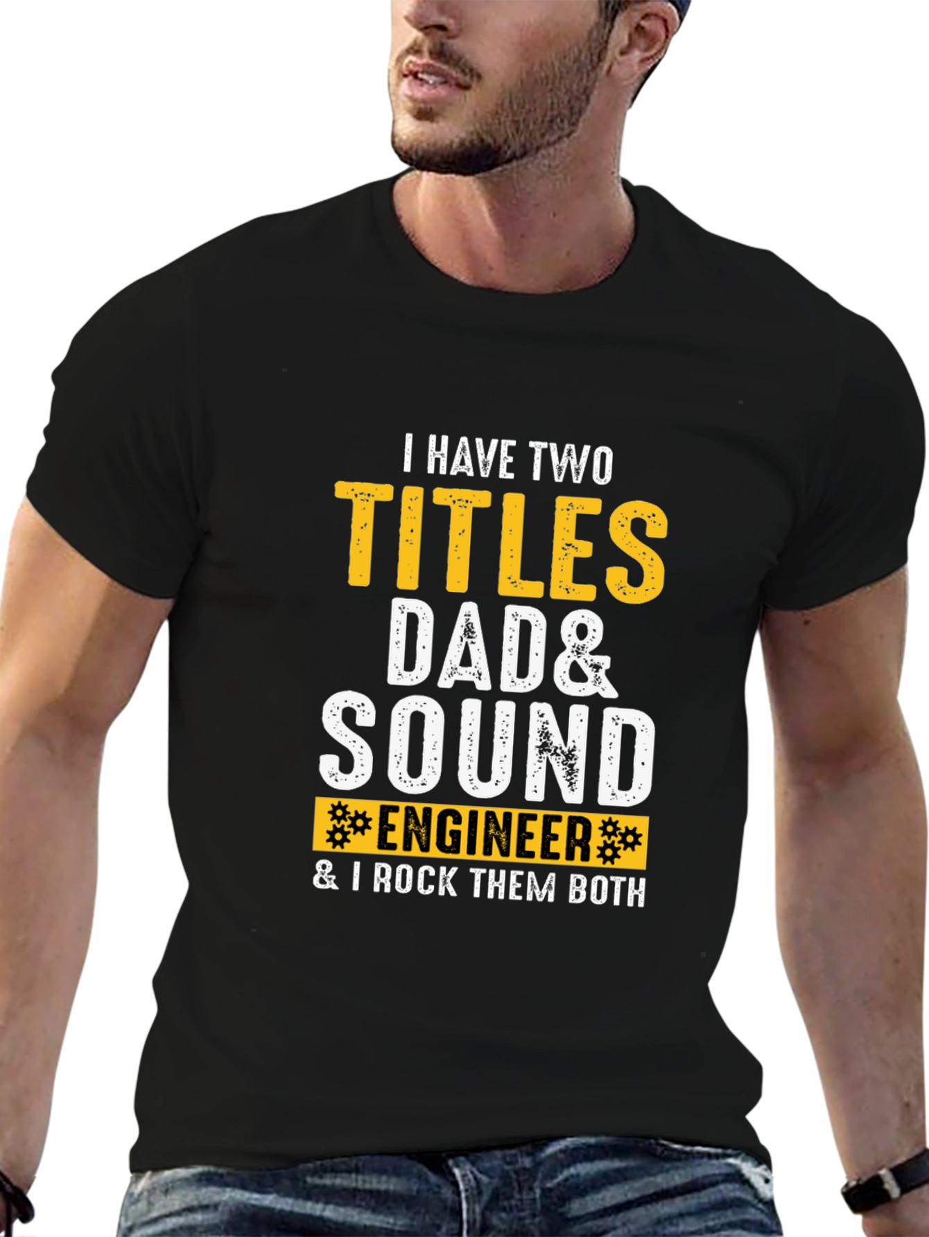 Camiseta para Papá Ingeniero de Sonido: ¡Rockea tus Títulos!