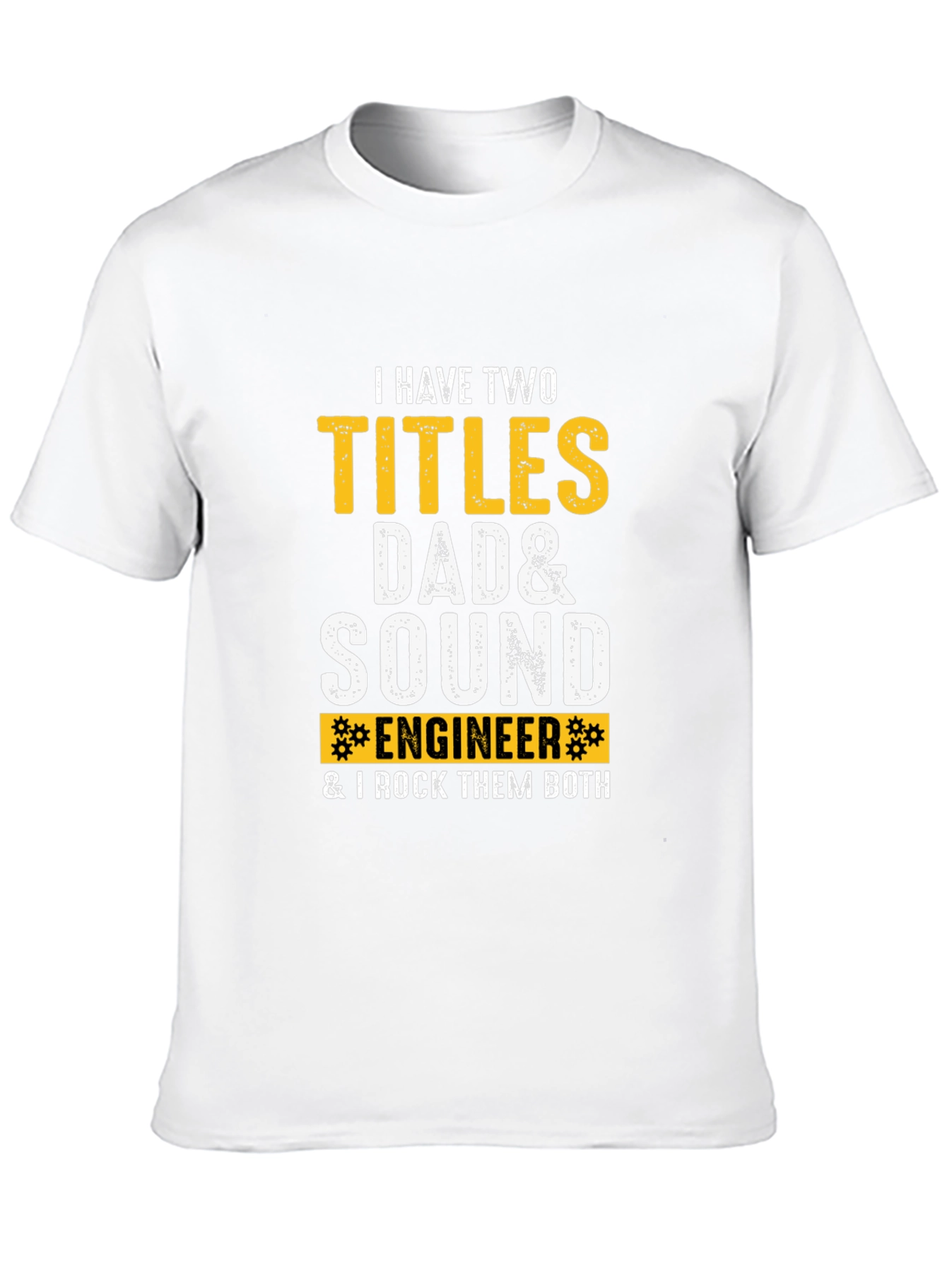 Camiseta para Papá Ingeniero de Sonido: ¡Rockea tus Títulos!