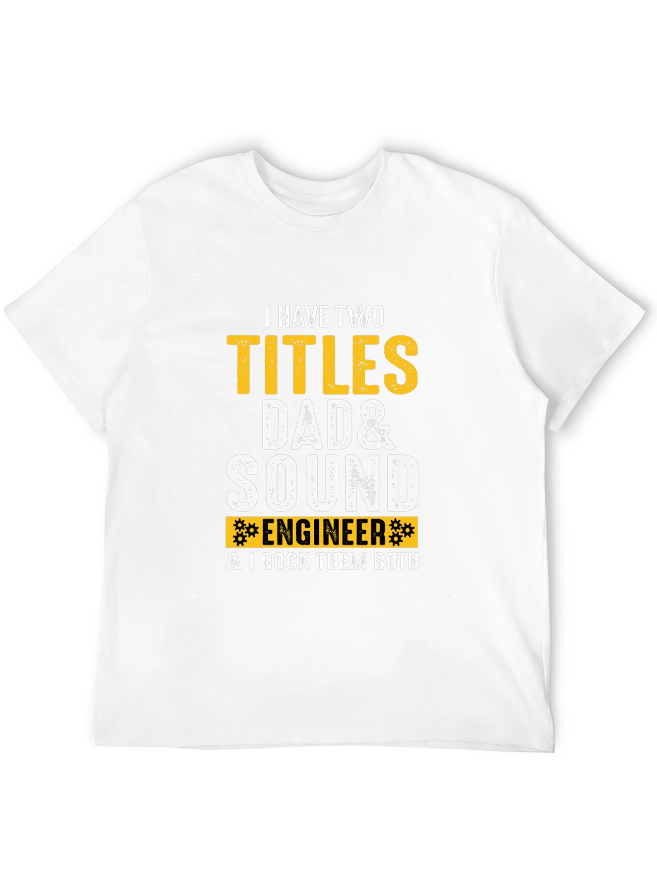 Camiseta para Papá Ingeniero de Sonido: ¡Rockea tus Títulos!