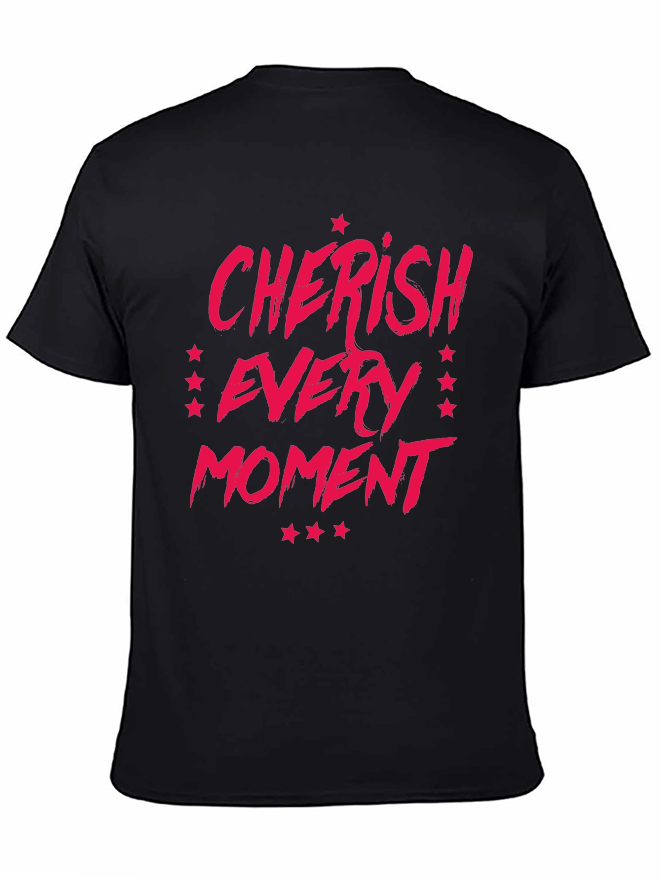 Camiseta Negra Cherish Every Moment