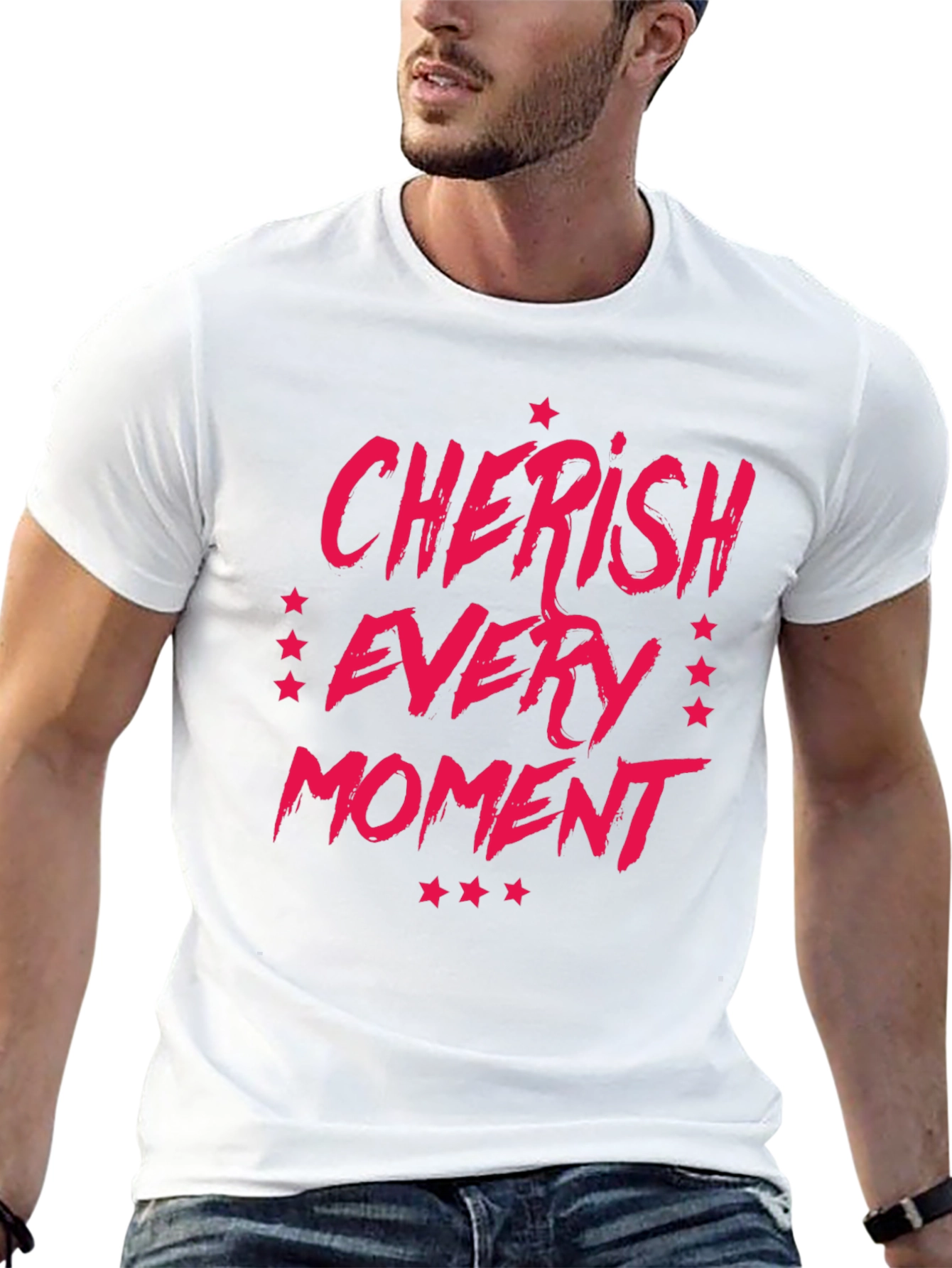 Camiseta Negra Cherish Every Moment