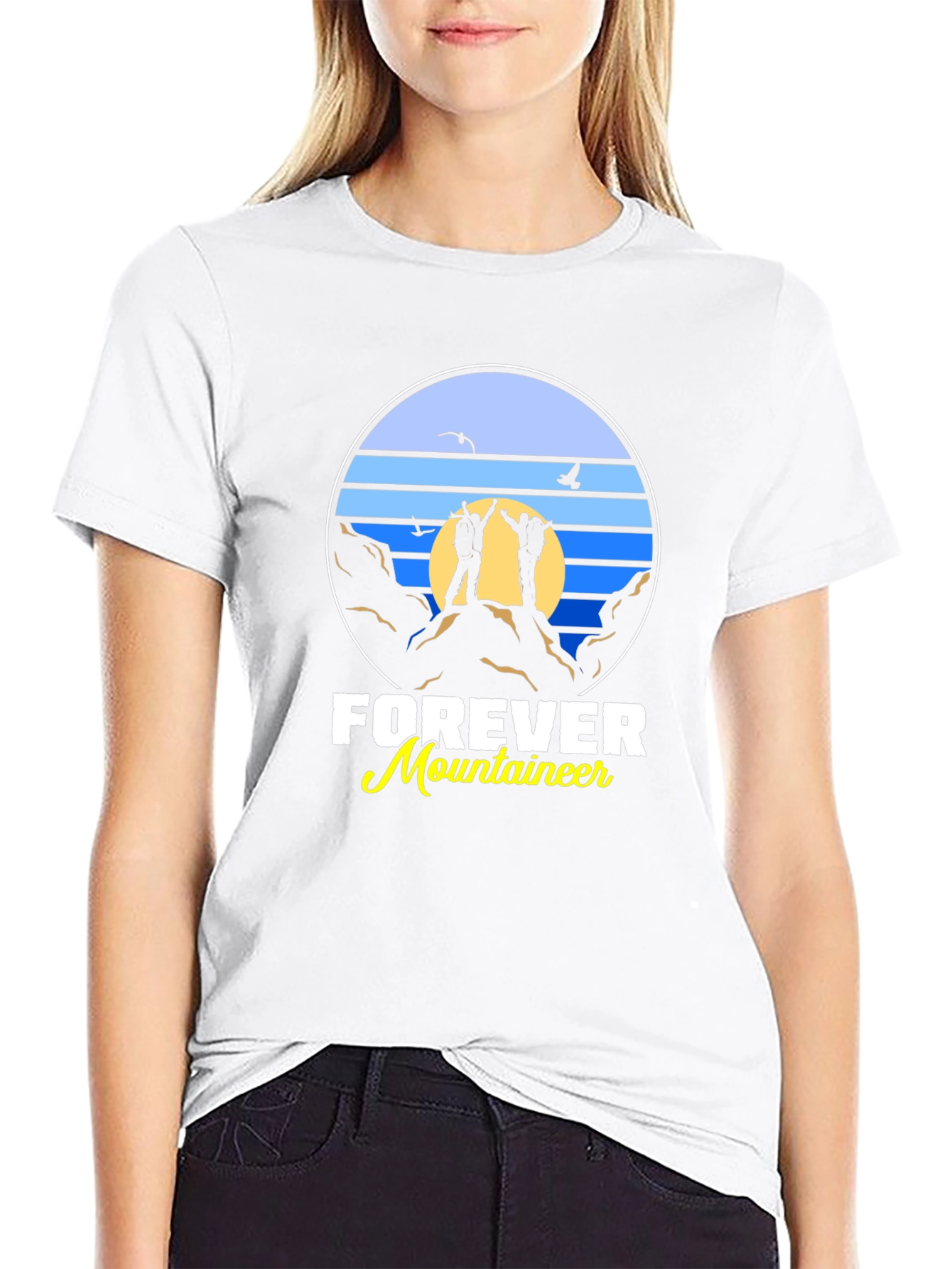 Camiseta Negra Forever Mountaineer
