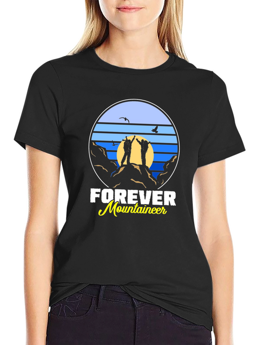 Camiseta Negra Forever Mountaineer