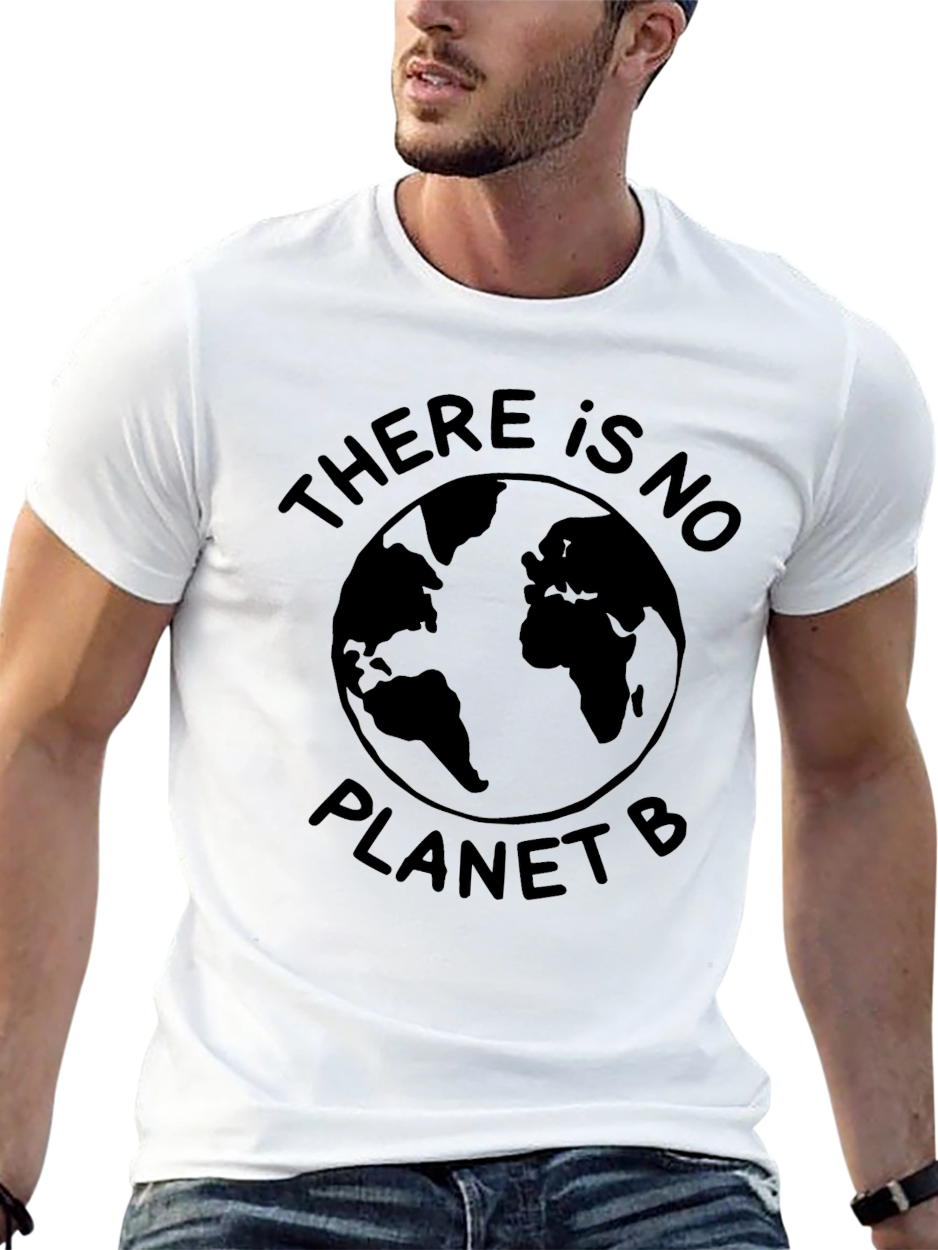 Camiseta Negra: No hay planeta B