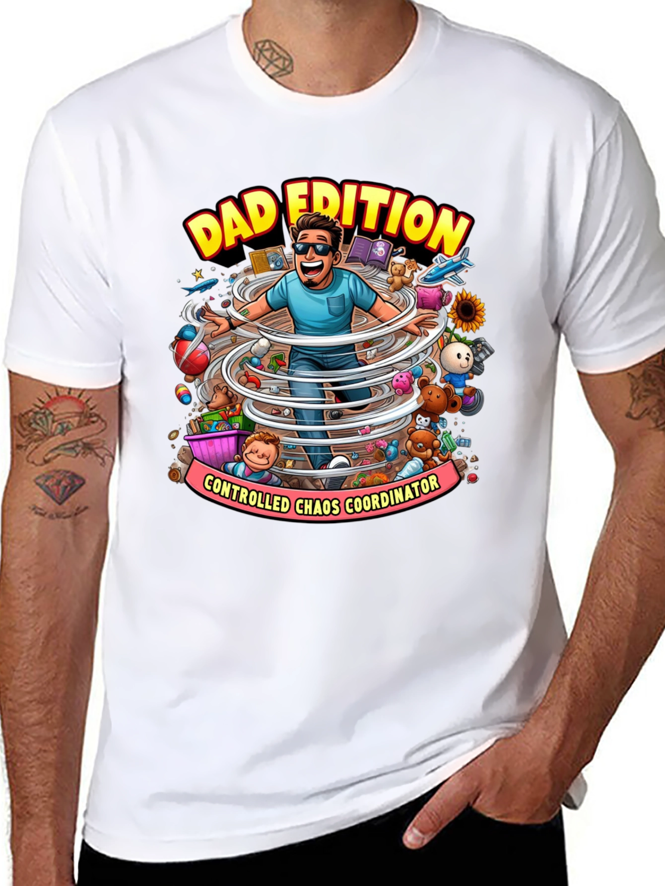 Camiseta Negra: Dad Edition - Coordinator